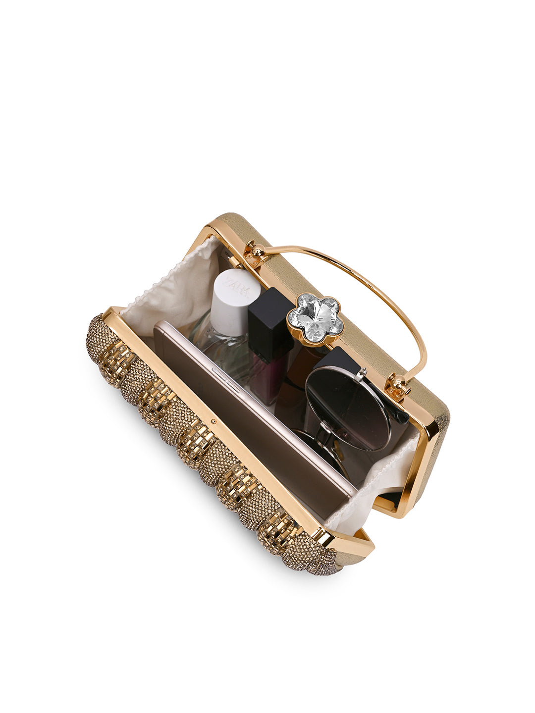 Quincy Handle Medium Frame Clutch