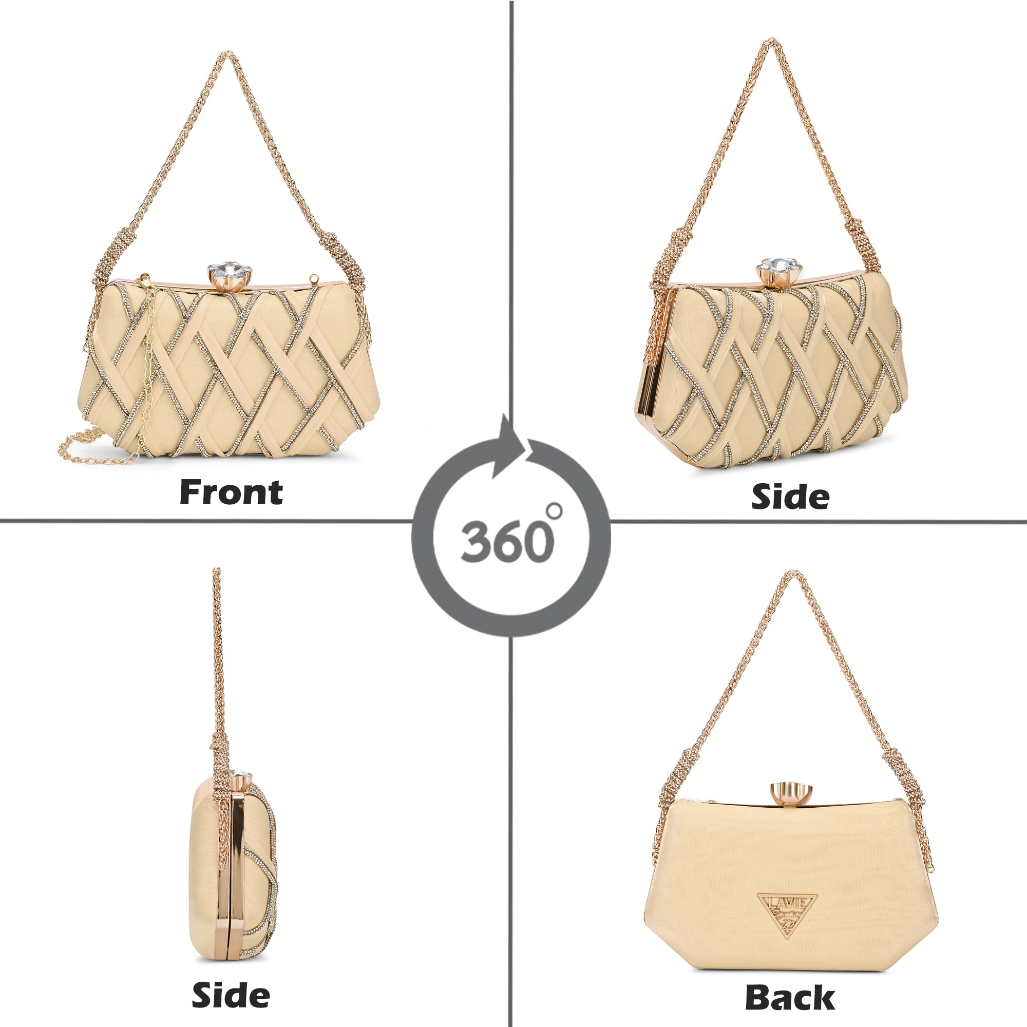 Sedona 3 Compartments Flap Medium Satchel Bag