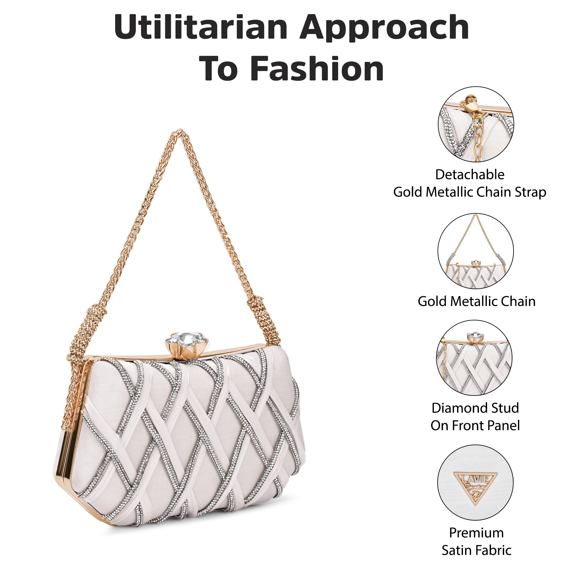 Sedona 3 Compartments Flap Medium Satchel Bag
