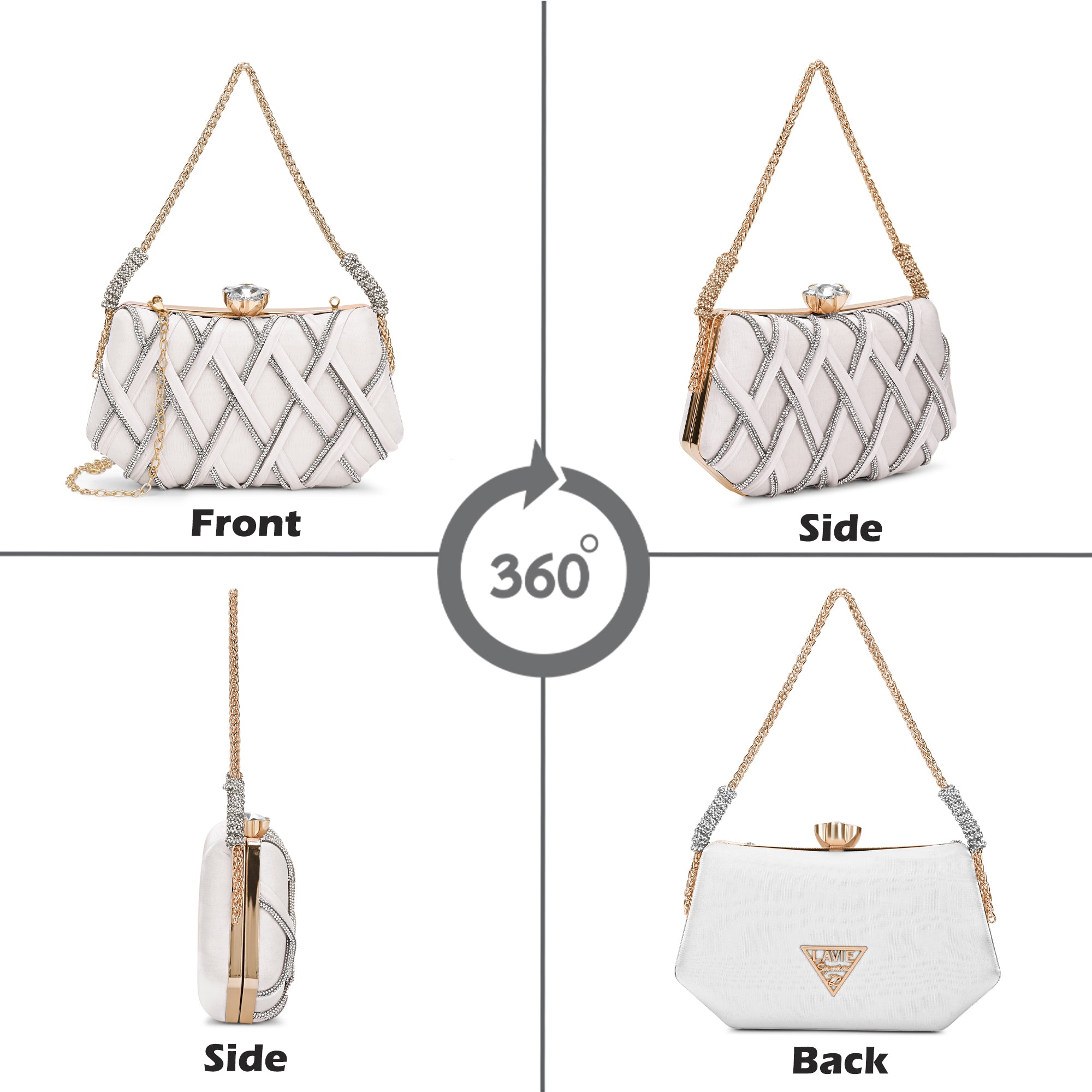 Sedona 3 Compartments Flap Medium Satchel Bag
