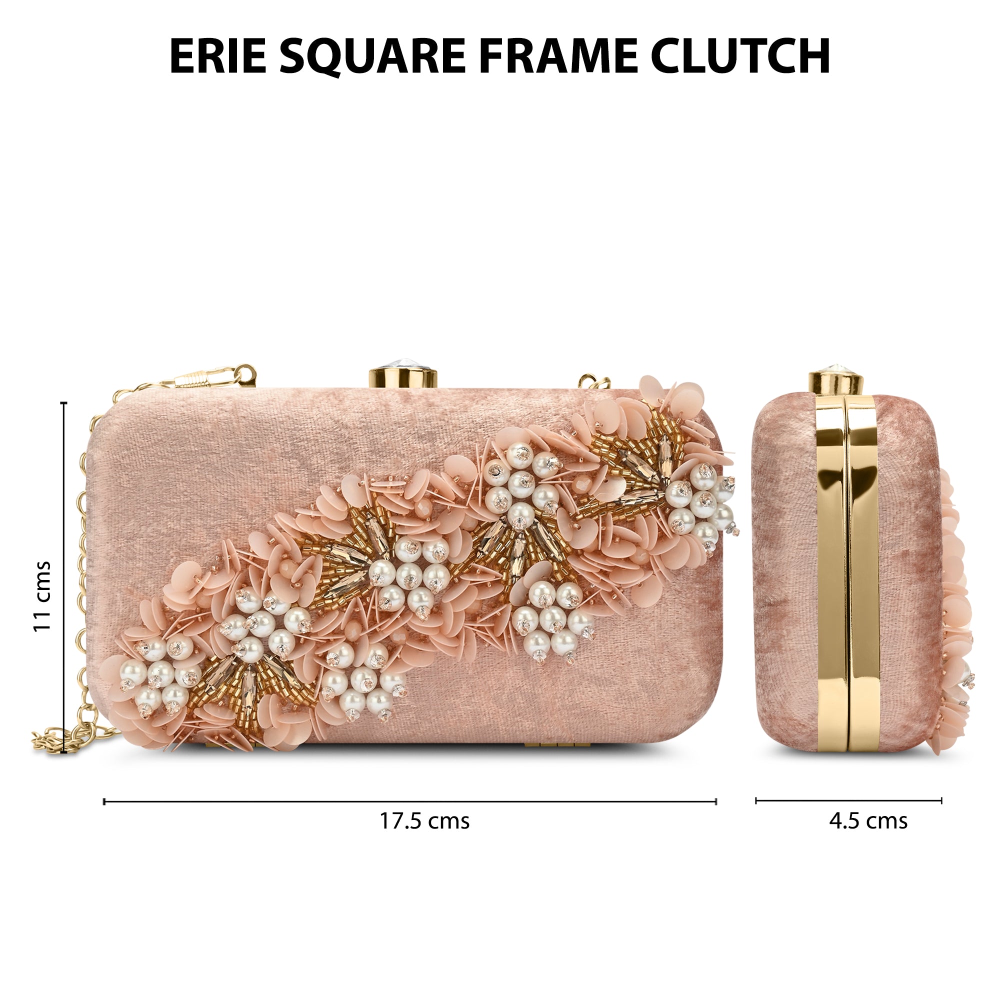 Eris Square Medium Frame Clutch