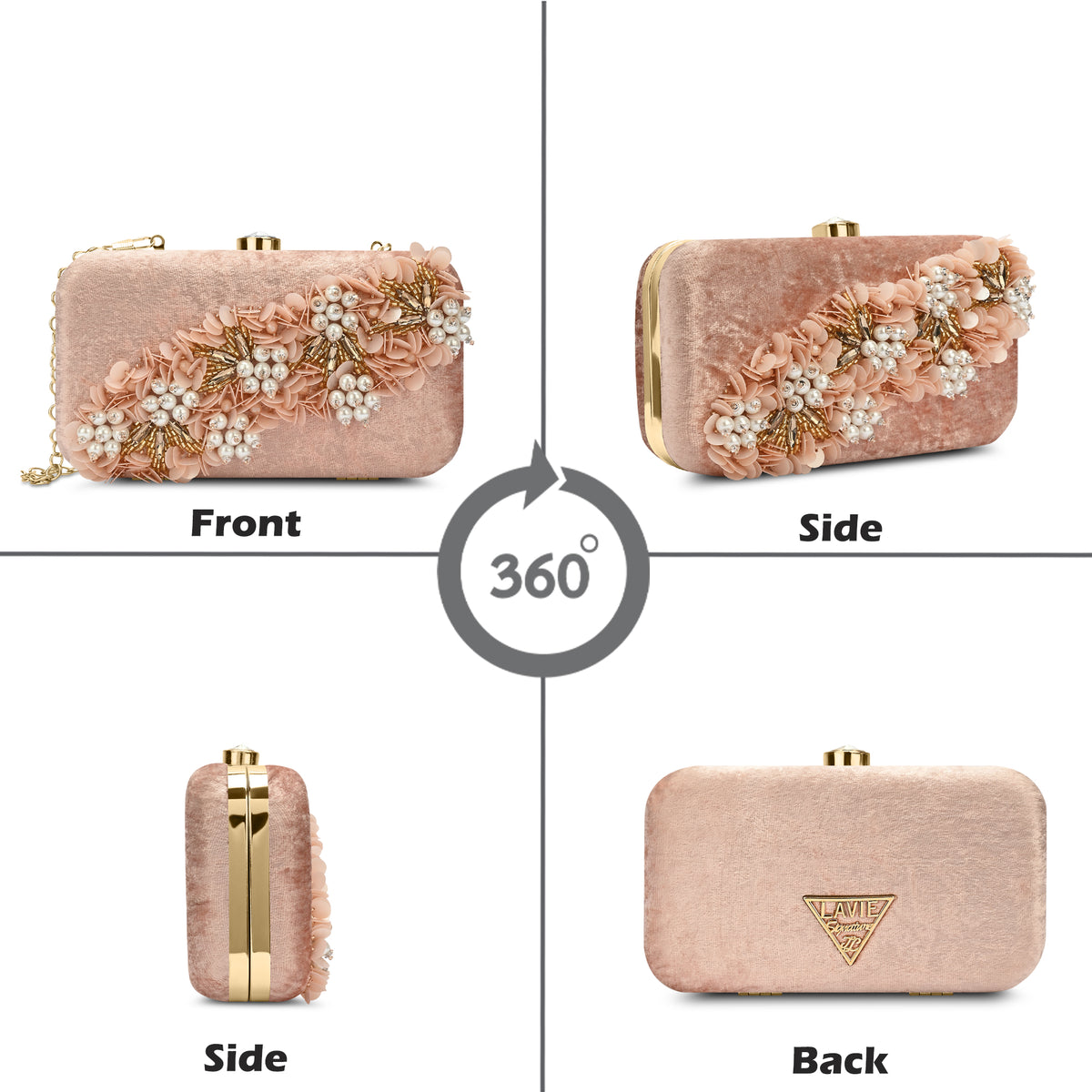 Eris Square Medium Frame Clutch
