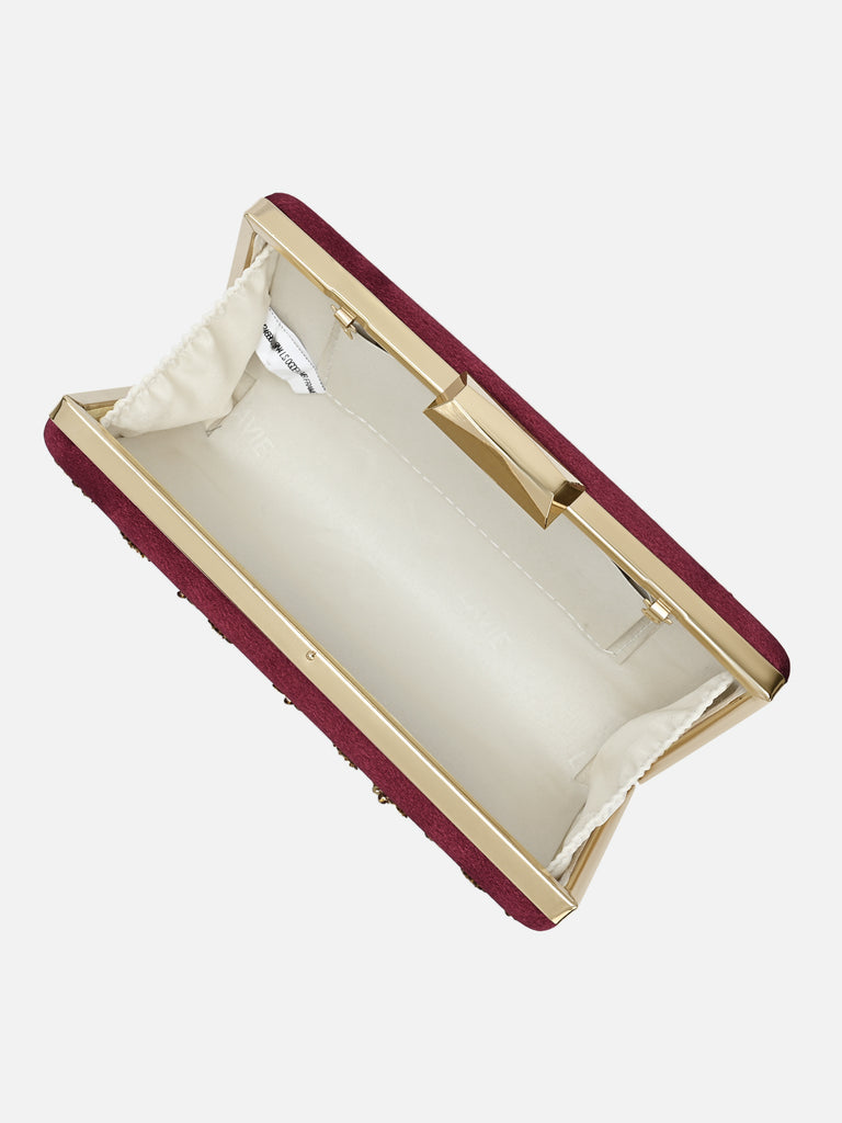 Ogden Embroyidery Large Frame Clutch