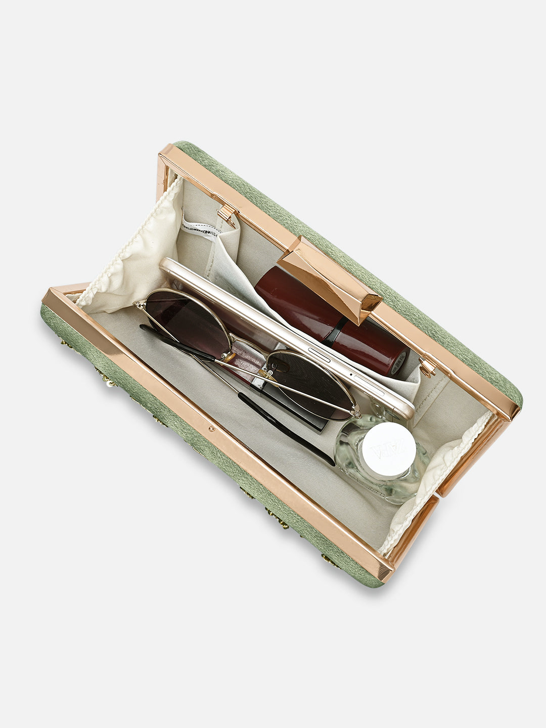 Ogden Embroyidery Large Frame Clutch
