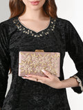 Ogden Embroyidery Large Frame Clutch