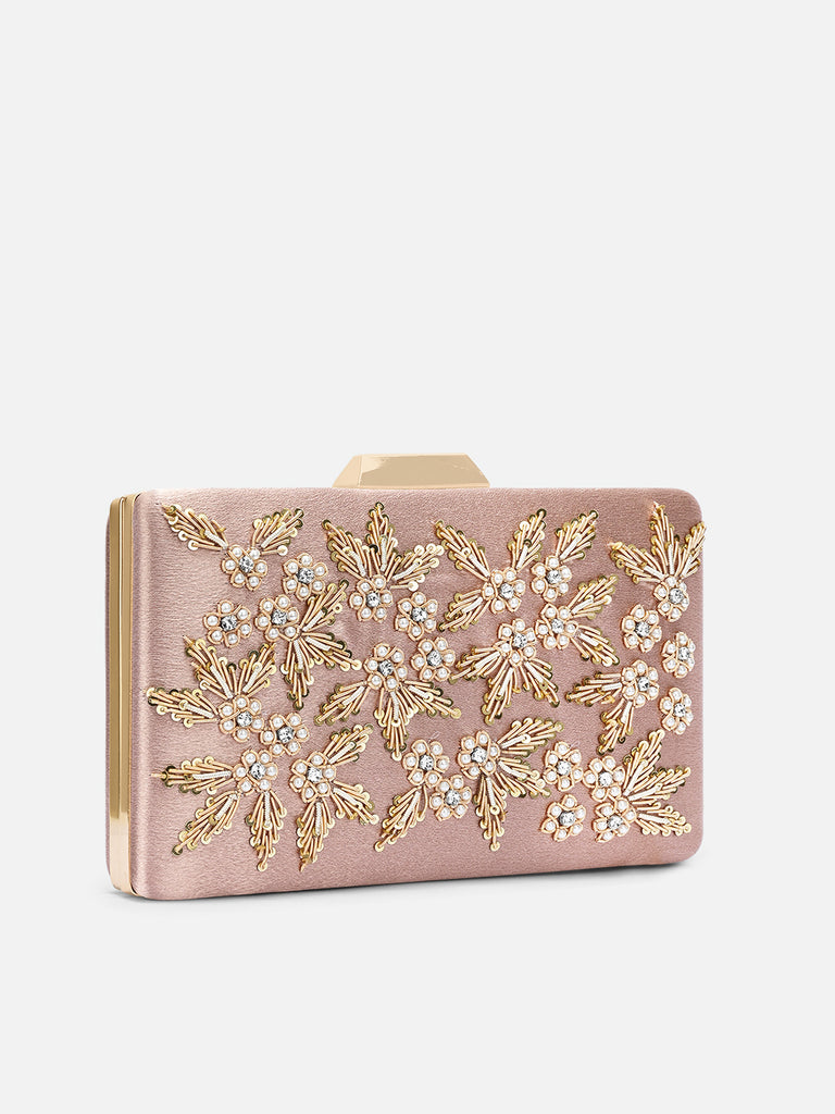 Ogden Embroyidery Large Frame Clutch