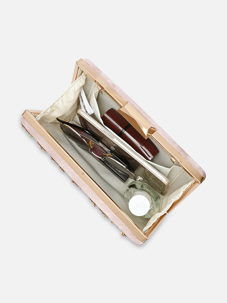 Ogden Embroyidery Large Frame Clutch
