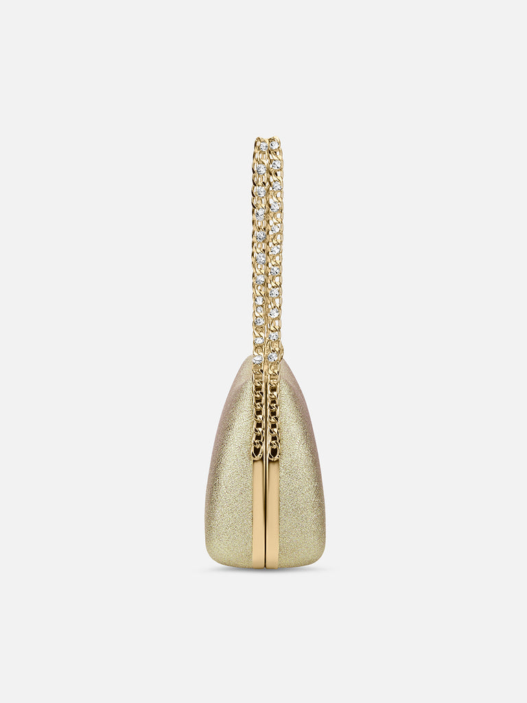 Updo Large Framed Clutch Gold