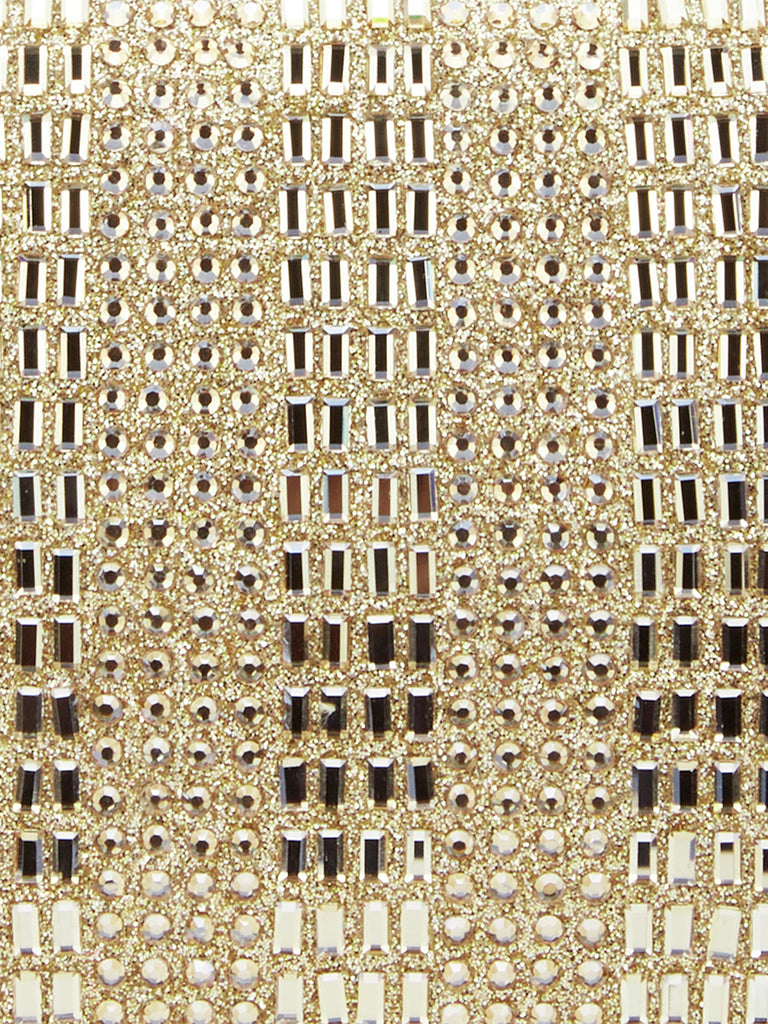 Bun Large Handle Clutch Gold