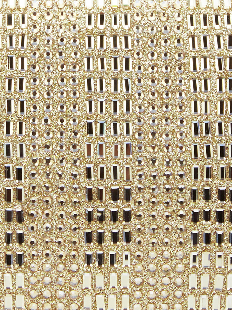 Bun Large Handle Clutch Gold