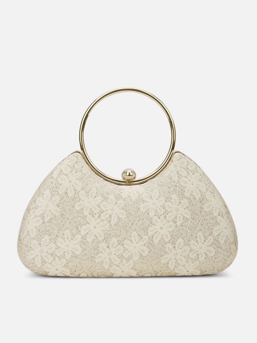 Adore Large Handle Clutch Gold