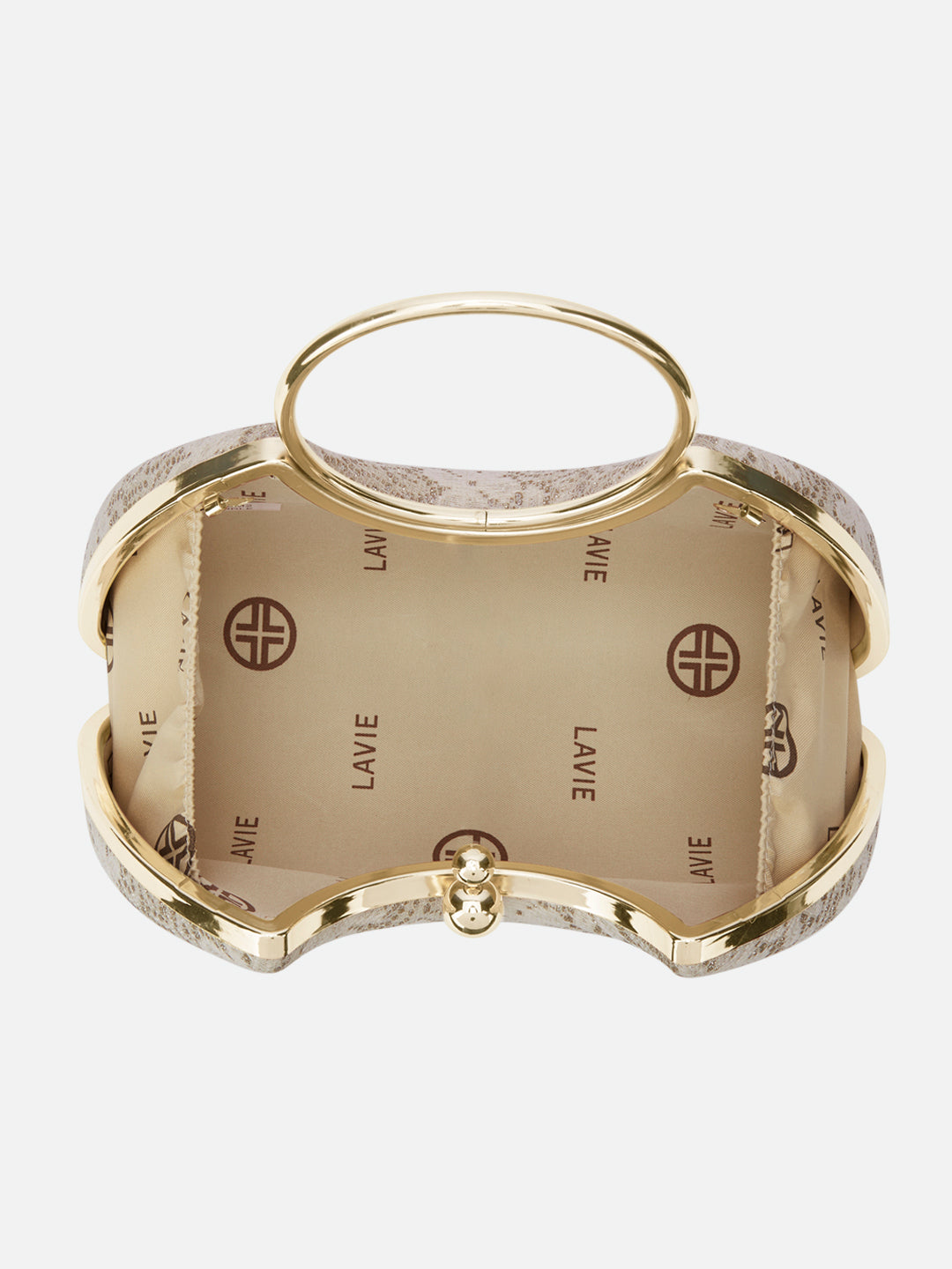 Adore Large Handle Clutch Gold