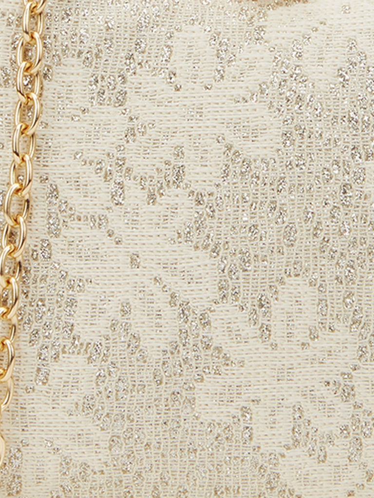 Adore Large Handle Clutch Gold