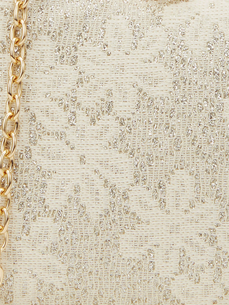 Adore Large Handle Clutch Gold