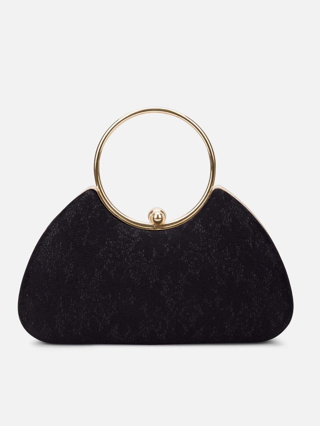 Adore Large Handle Clutch Black