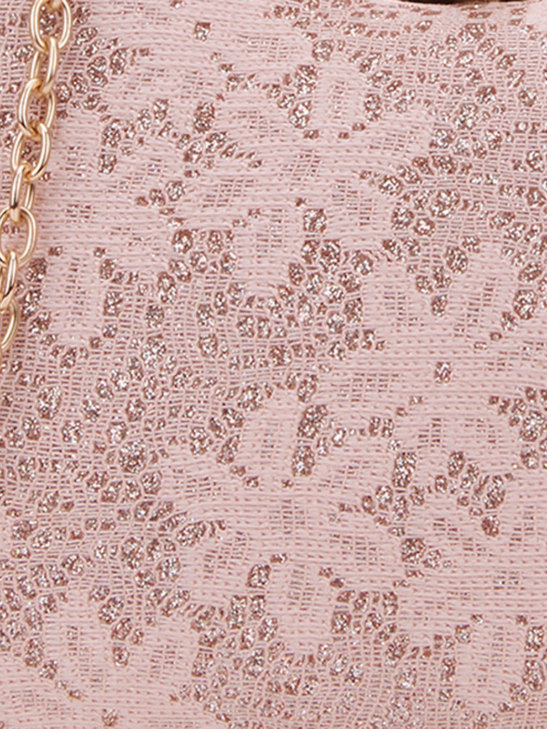 Adore Large Handle Clutch Rose Gold