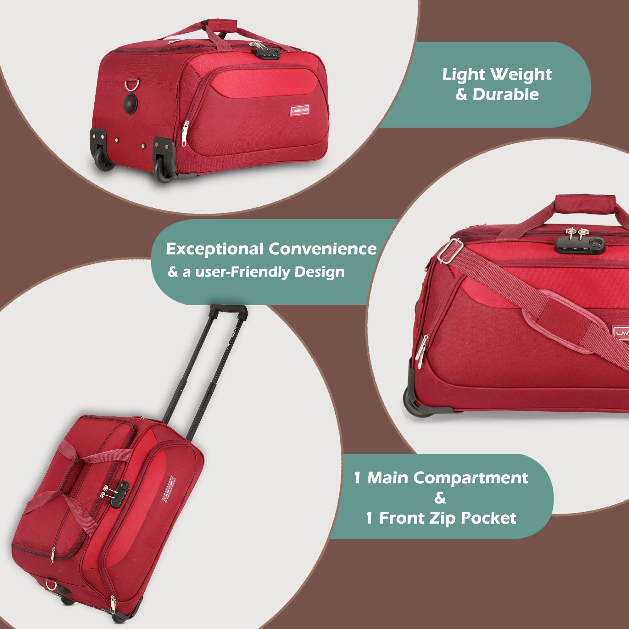 Lavie_Sport_57_cms_Anti-theft_Sage_Wheel_Duffle_Bag_|_Maroon