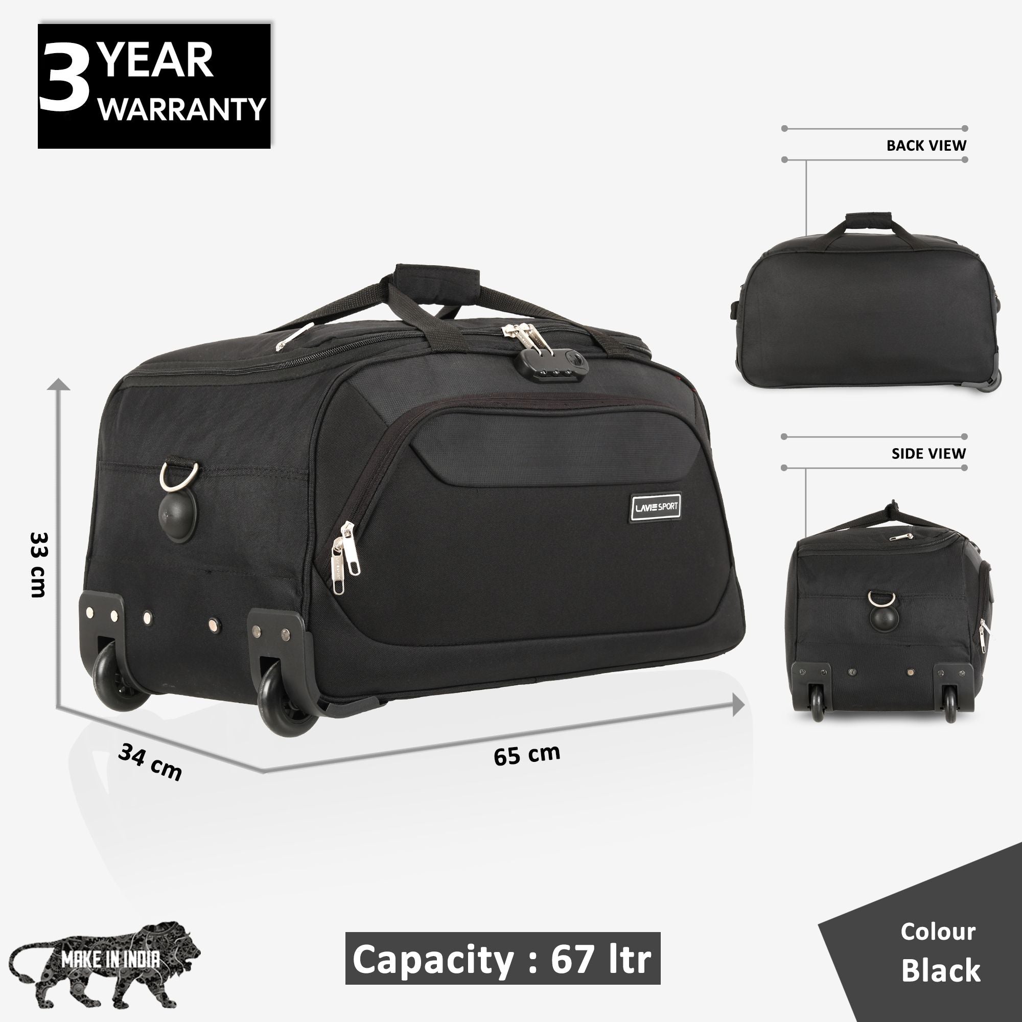 Lavie_Sport_65_cms_Anti-theft_Sage_Wheel_Duffle_Bag_|_Black