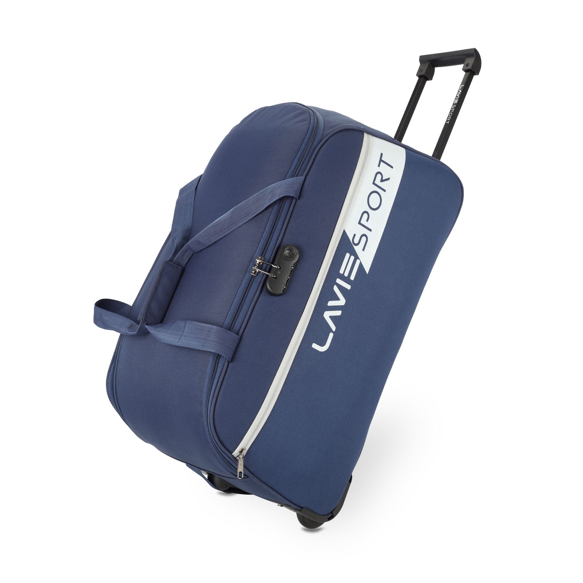 Lavie_Sport_63_cms_Camelot_Wheel_Duffle_Bag_With_Combi_Lock_|_Navy