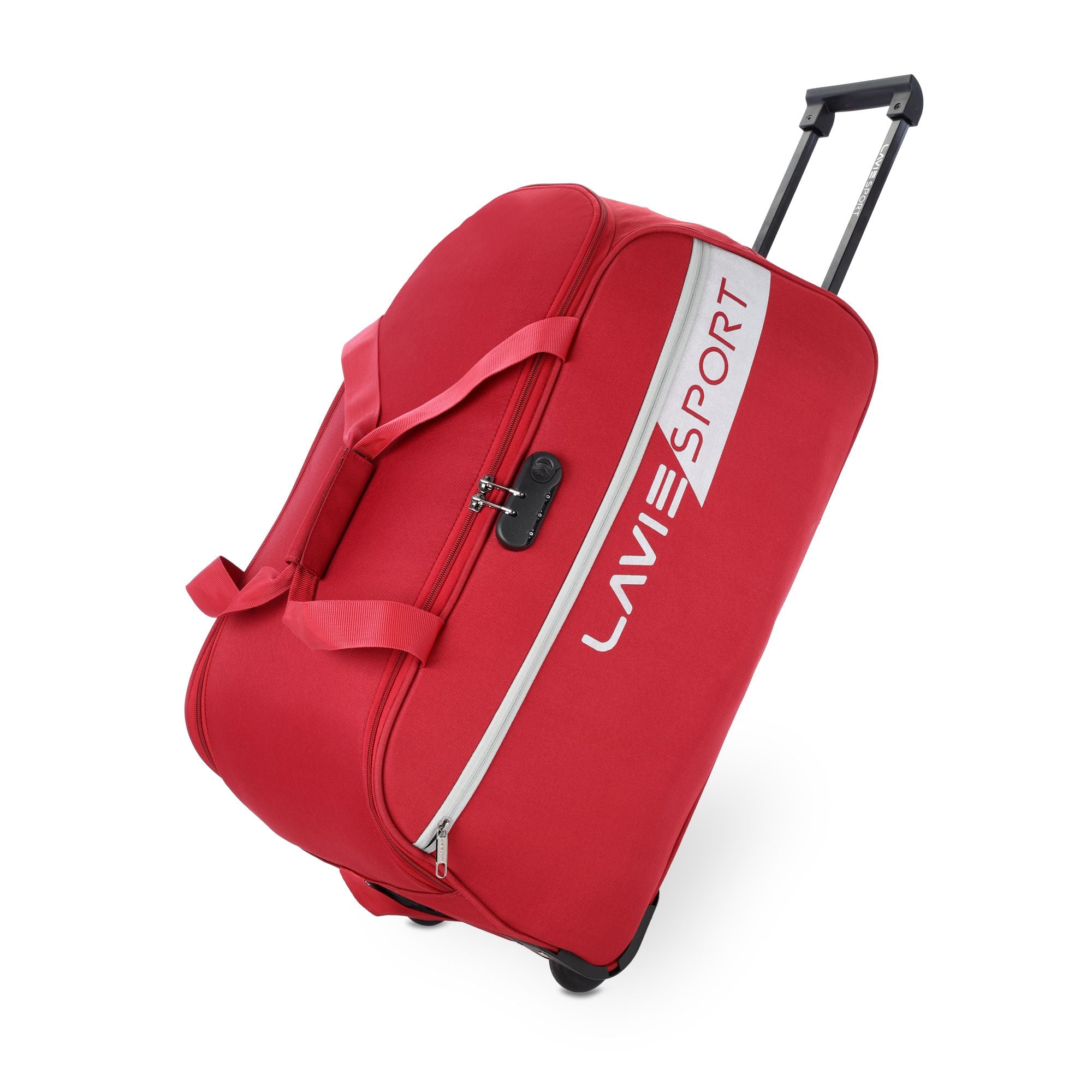 Camelot Wheel Duffle Bag Combi Lock Red