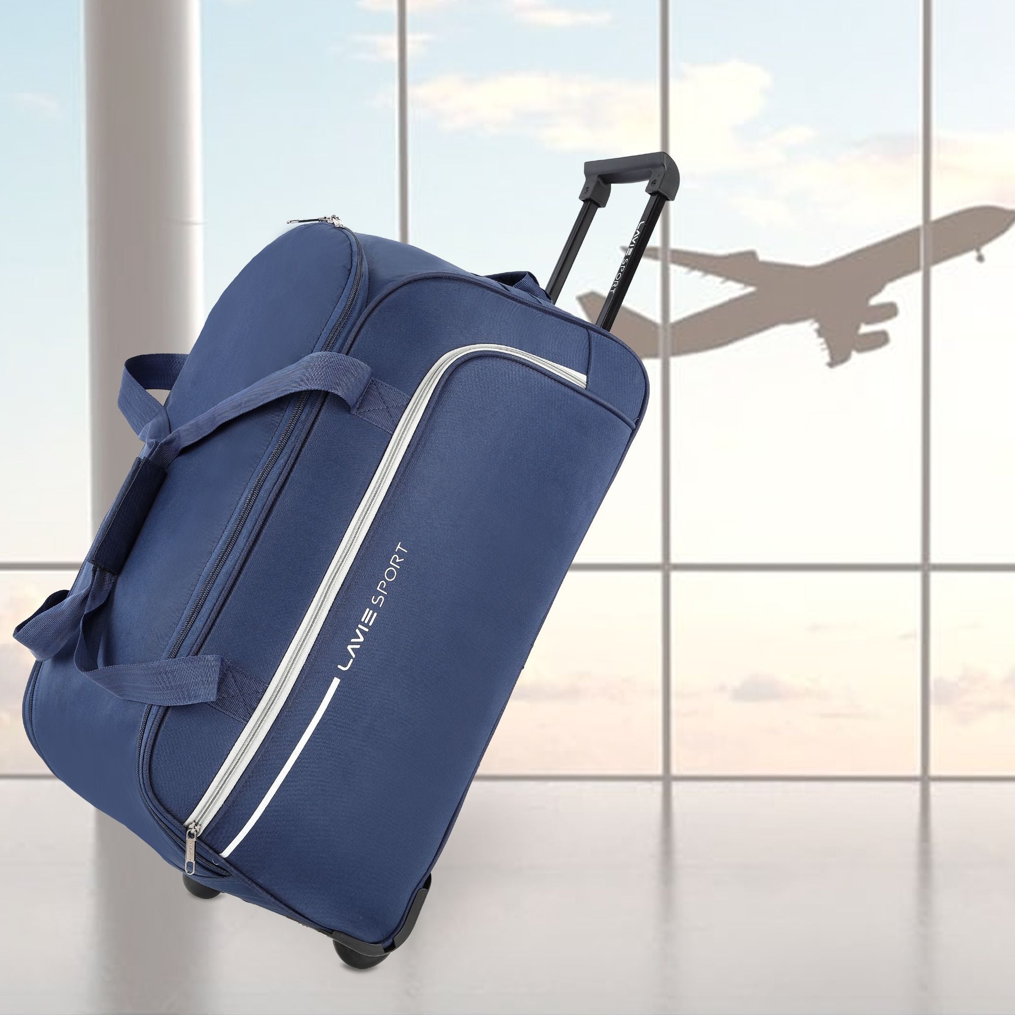 Galactic Wheel Duffle Bag Navy