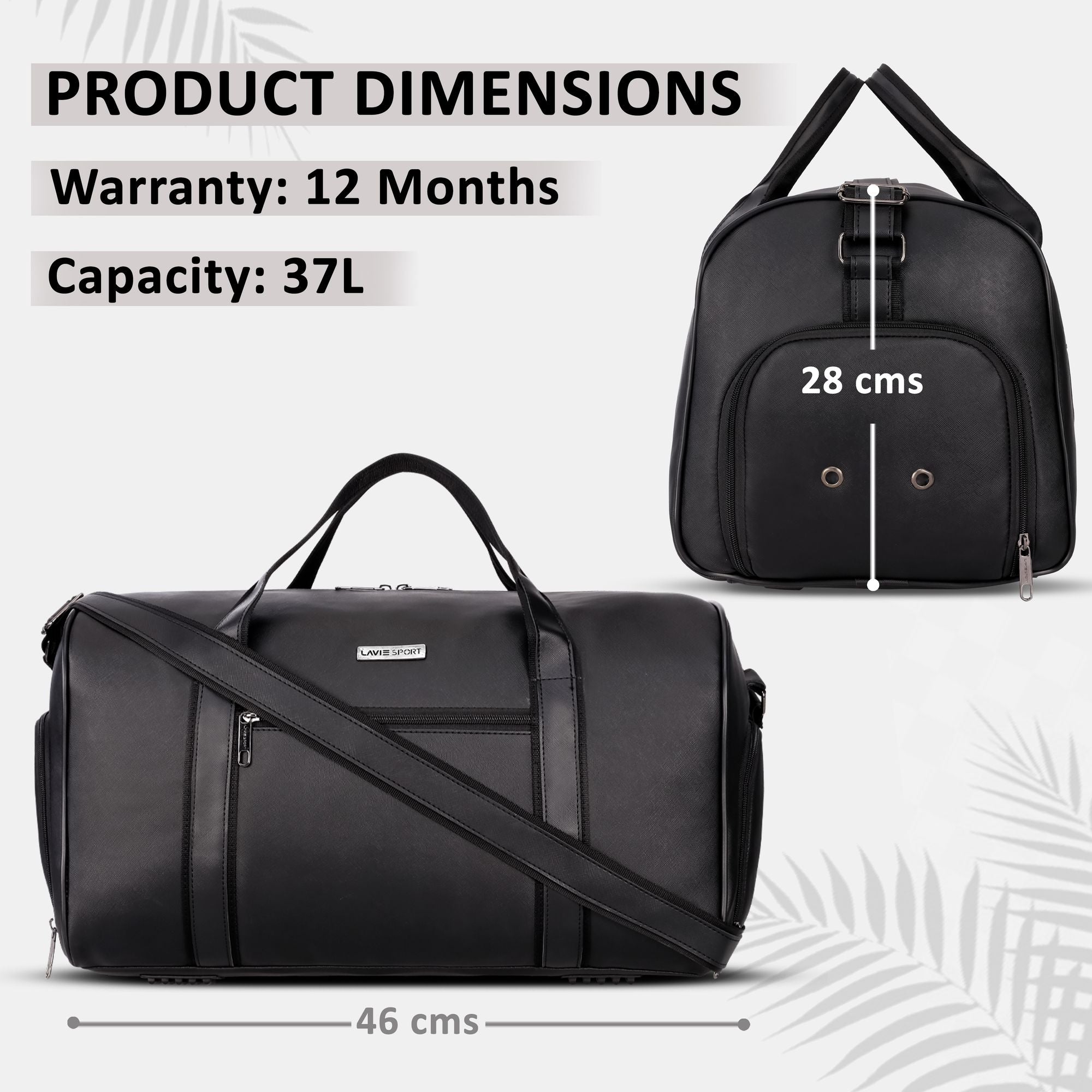 Captain Duffle Bag Black