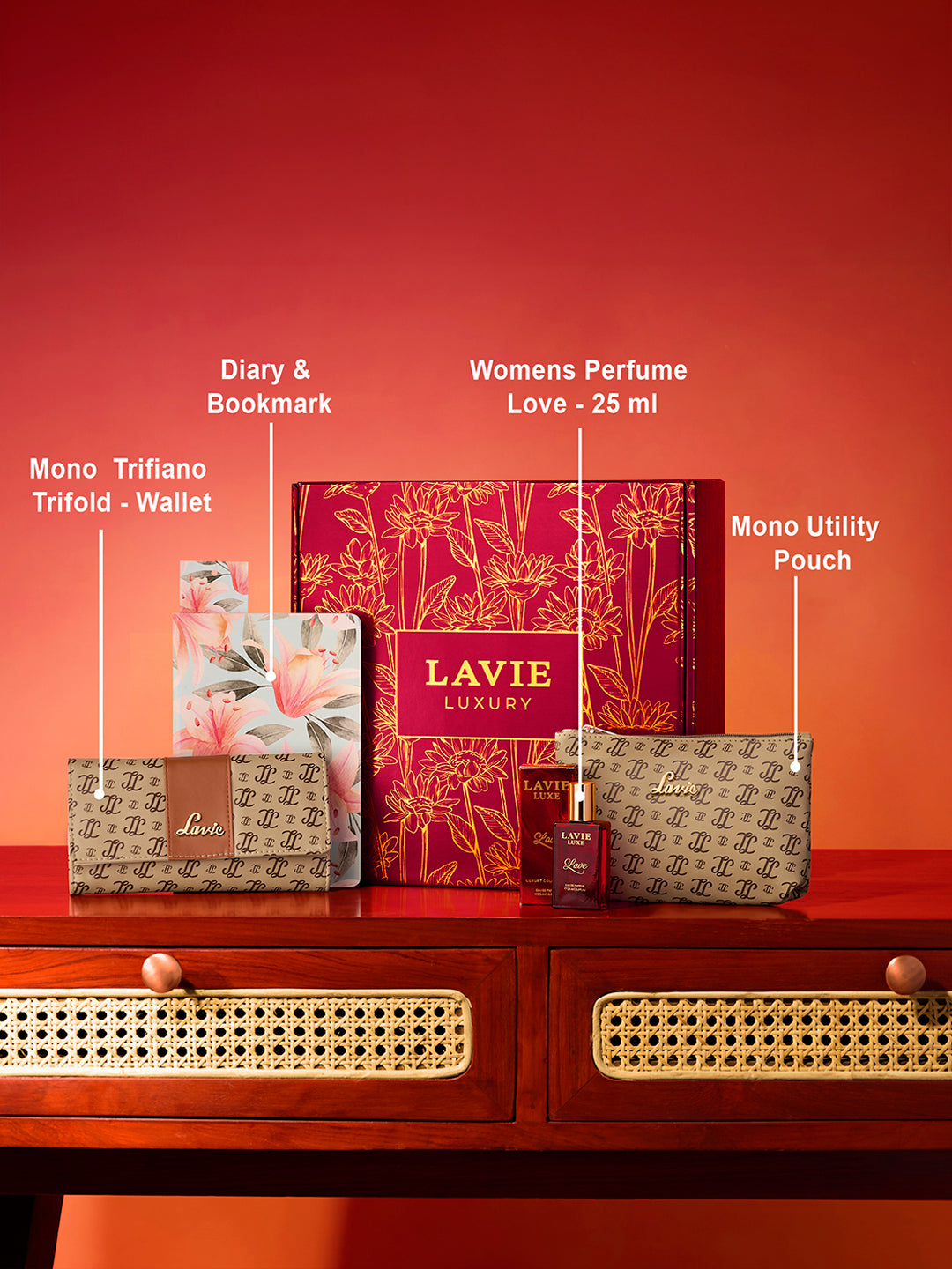 Scarlet Wallet 2 Women Giftset