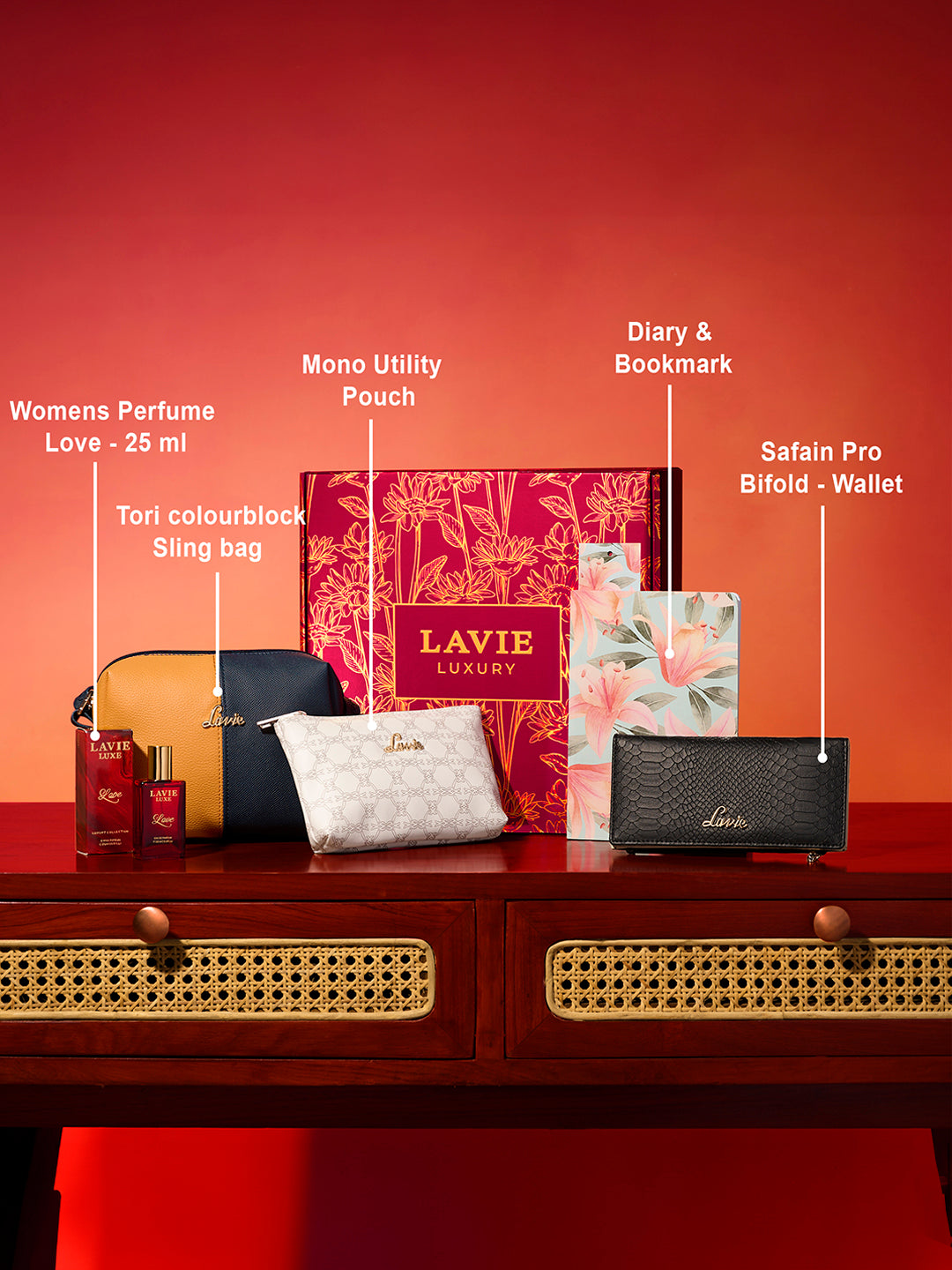 Scarlet SLG Wallet 1 Women Giftset