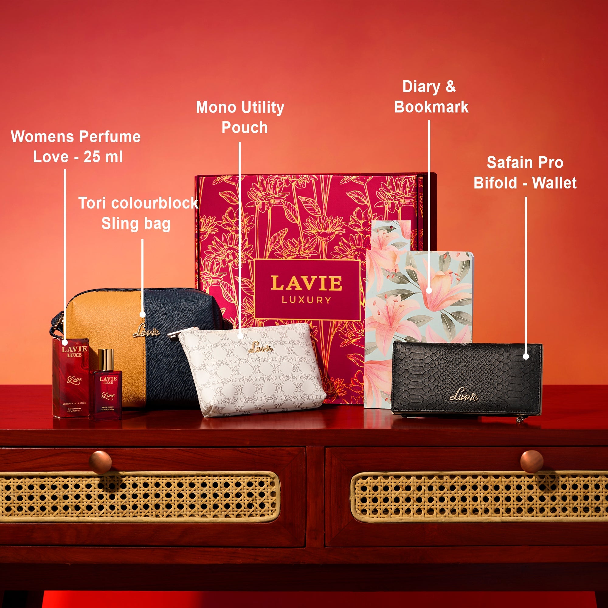 Scarlet SLG Wallet 2 Women Giftset