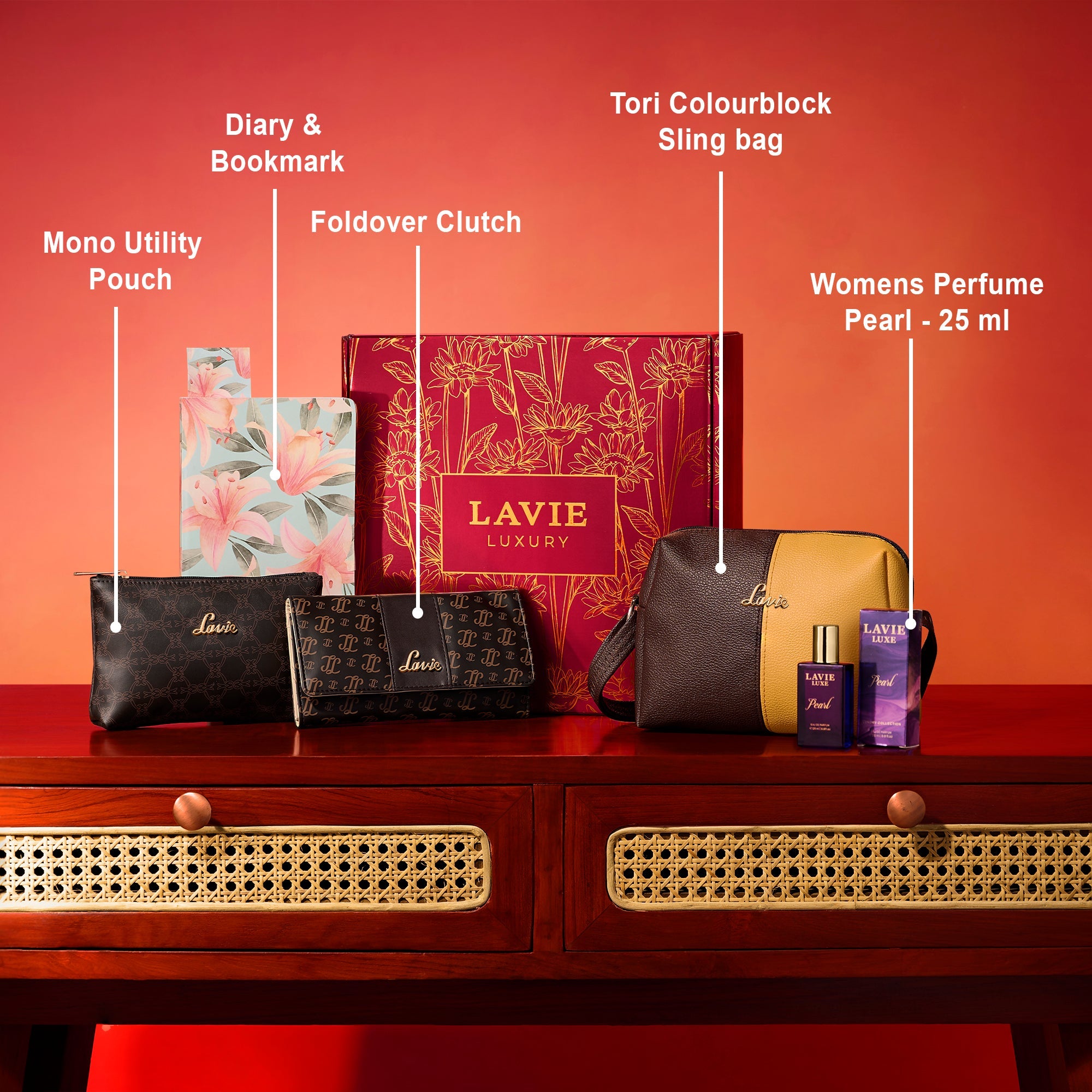Scarlet SLG Wallet 2 Women Giftset