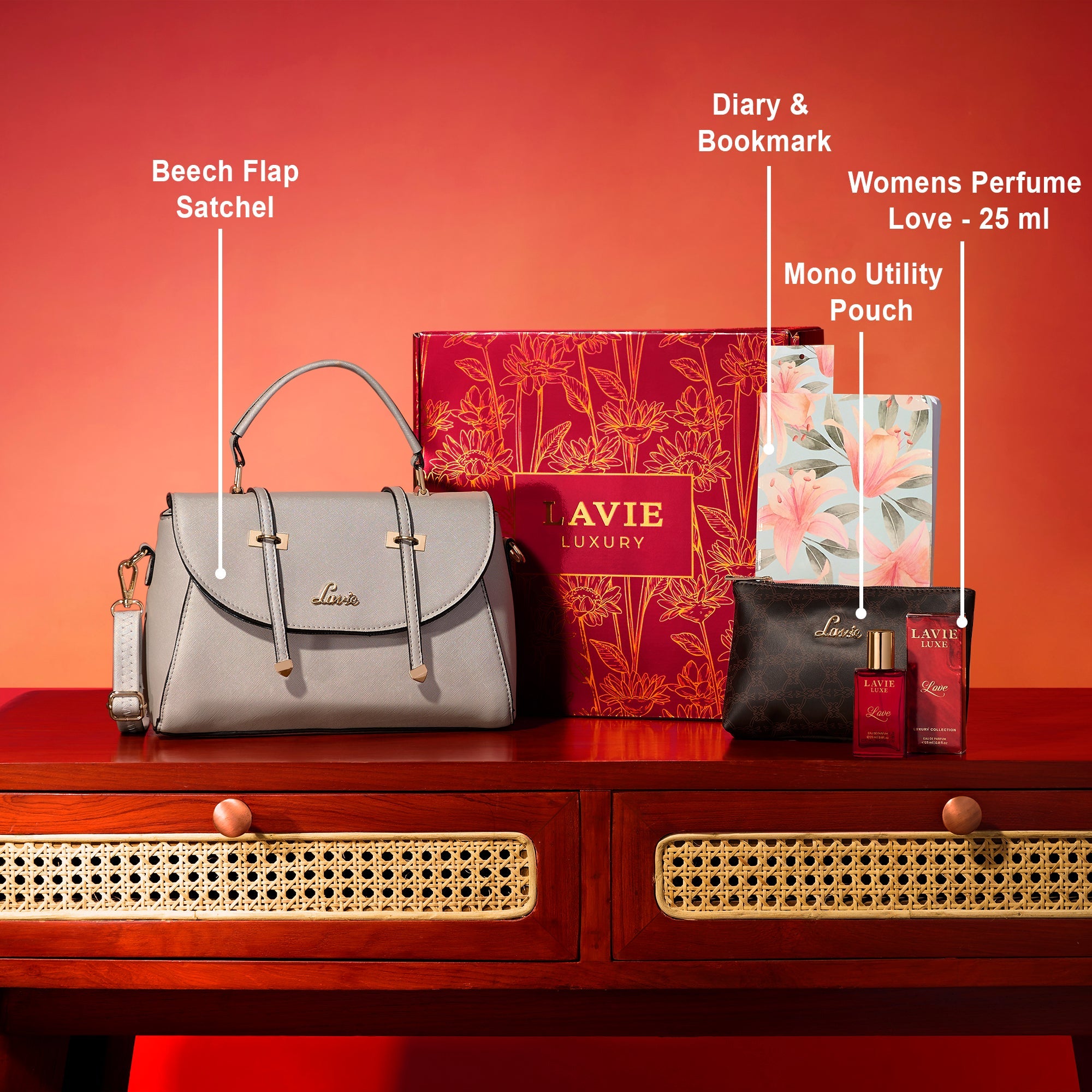 Scarlet Handbag 2 Women Giftset