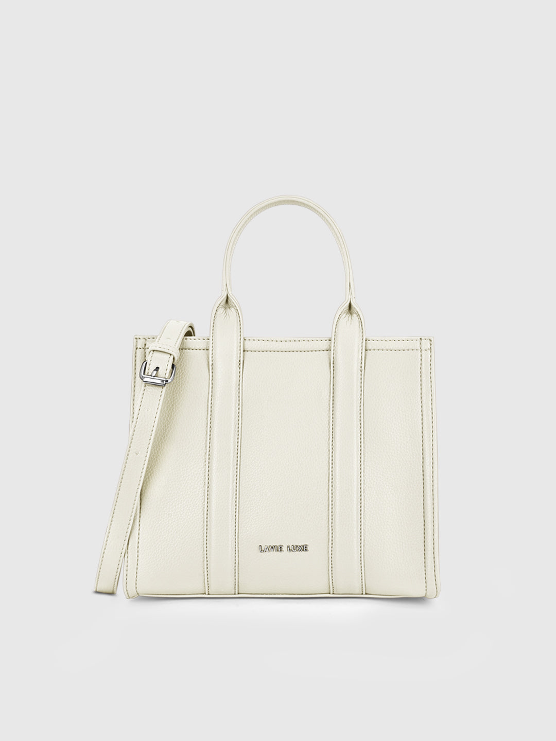 Cobs Medium Off White Handbag