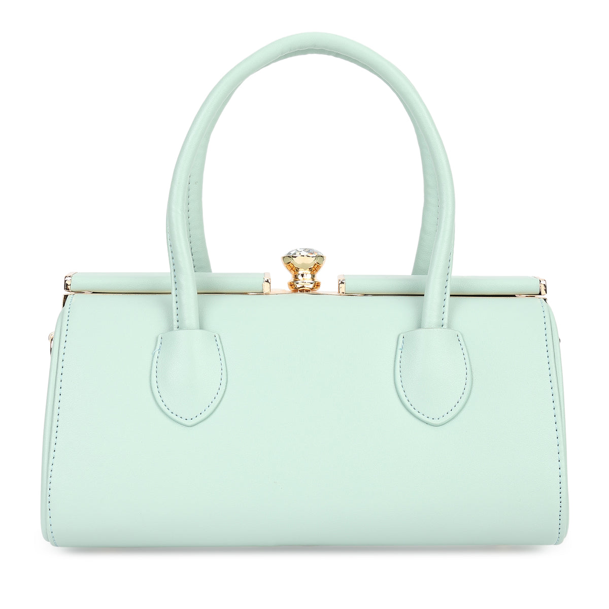 Lavie Luxe Dazzle Mint Medium Women's Framed Bag