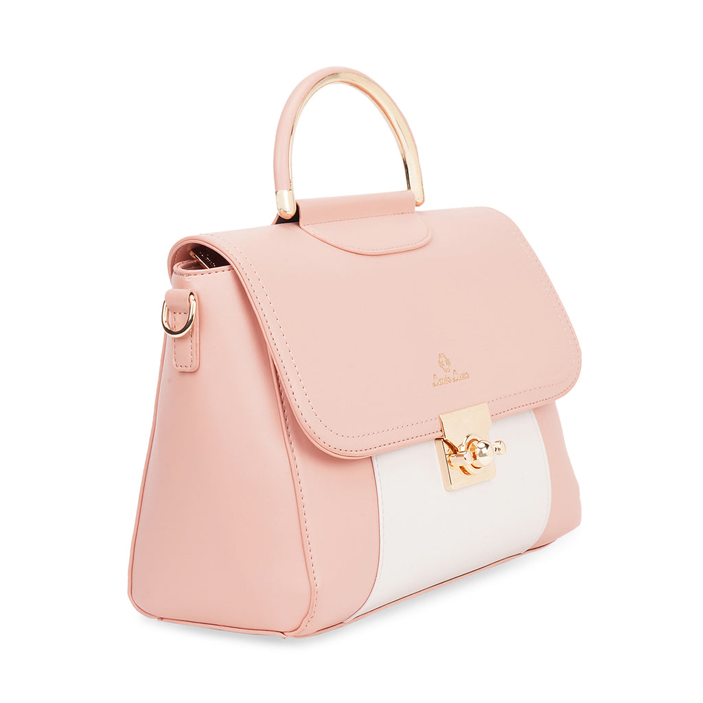 Lavie Luxe Pink Medium Women's Katie Satchel Bag