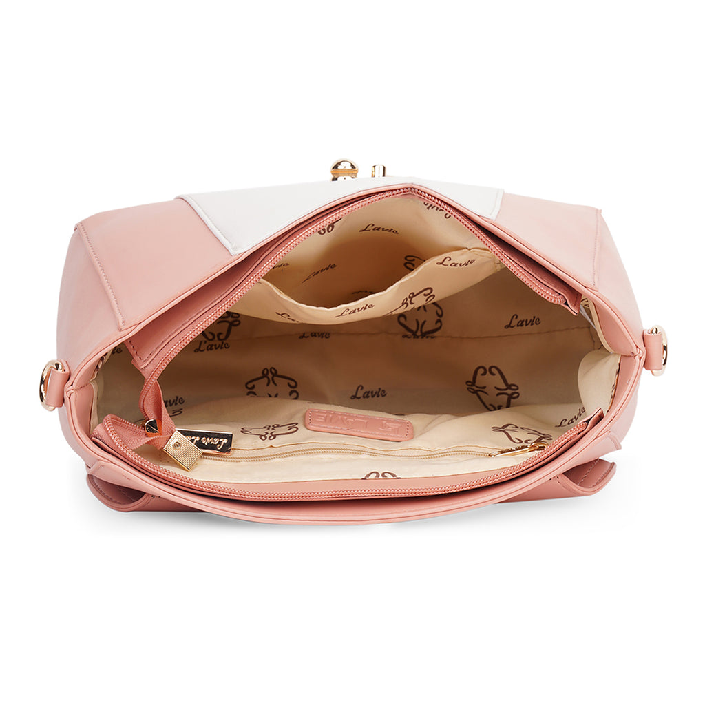 Lavie Luxe Pink Medium Women's Katie Satchel Bag