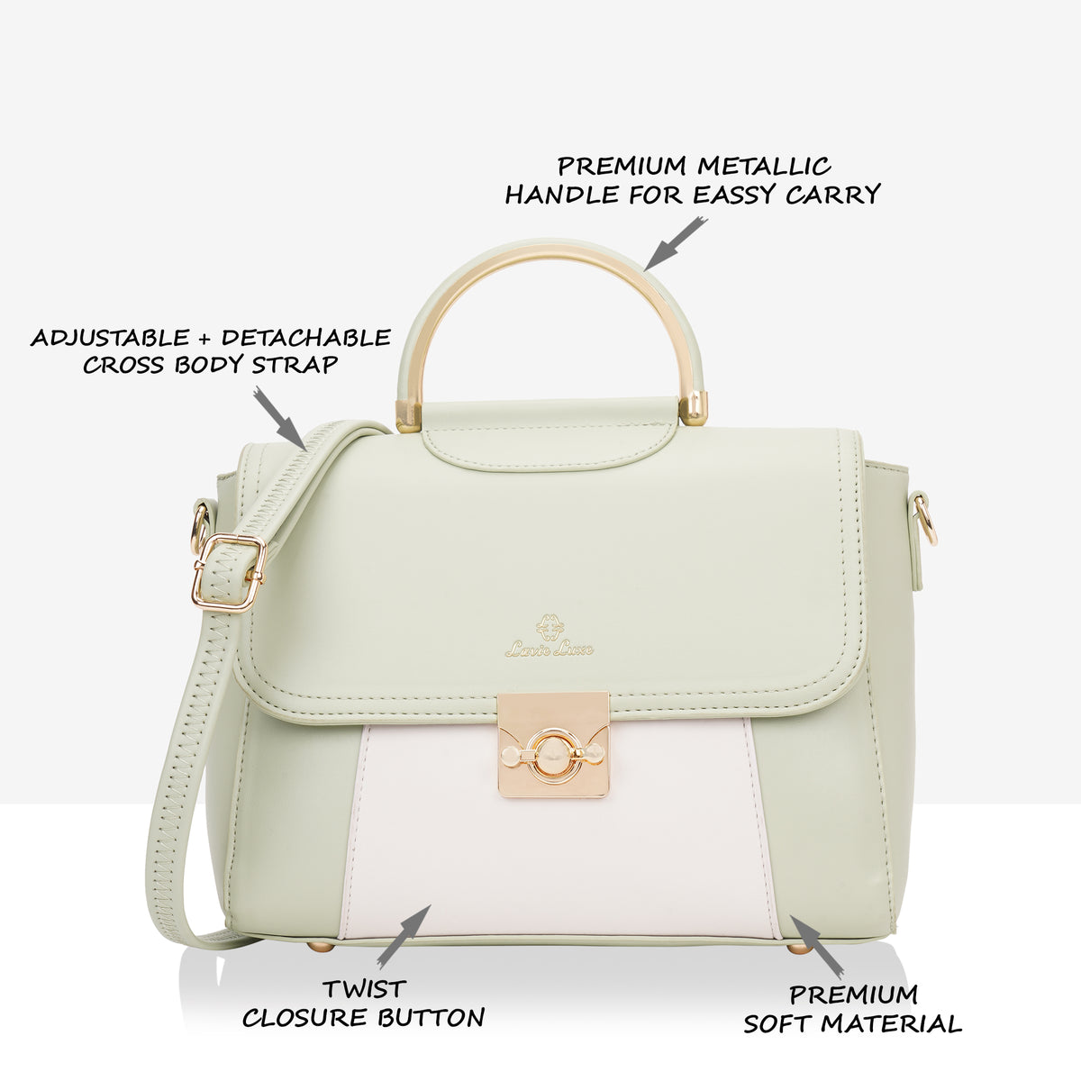 Katie Medium Mint Handbag