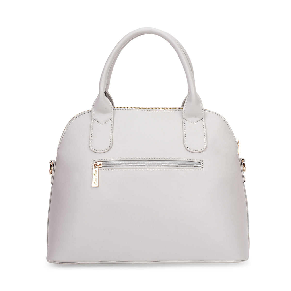 Lavie Luxe Grey Large Women's Kurumba Satchel Bag
