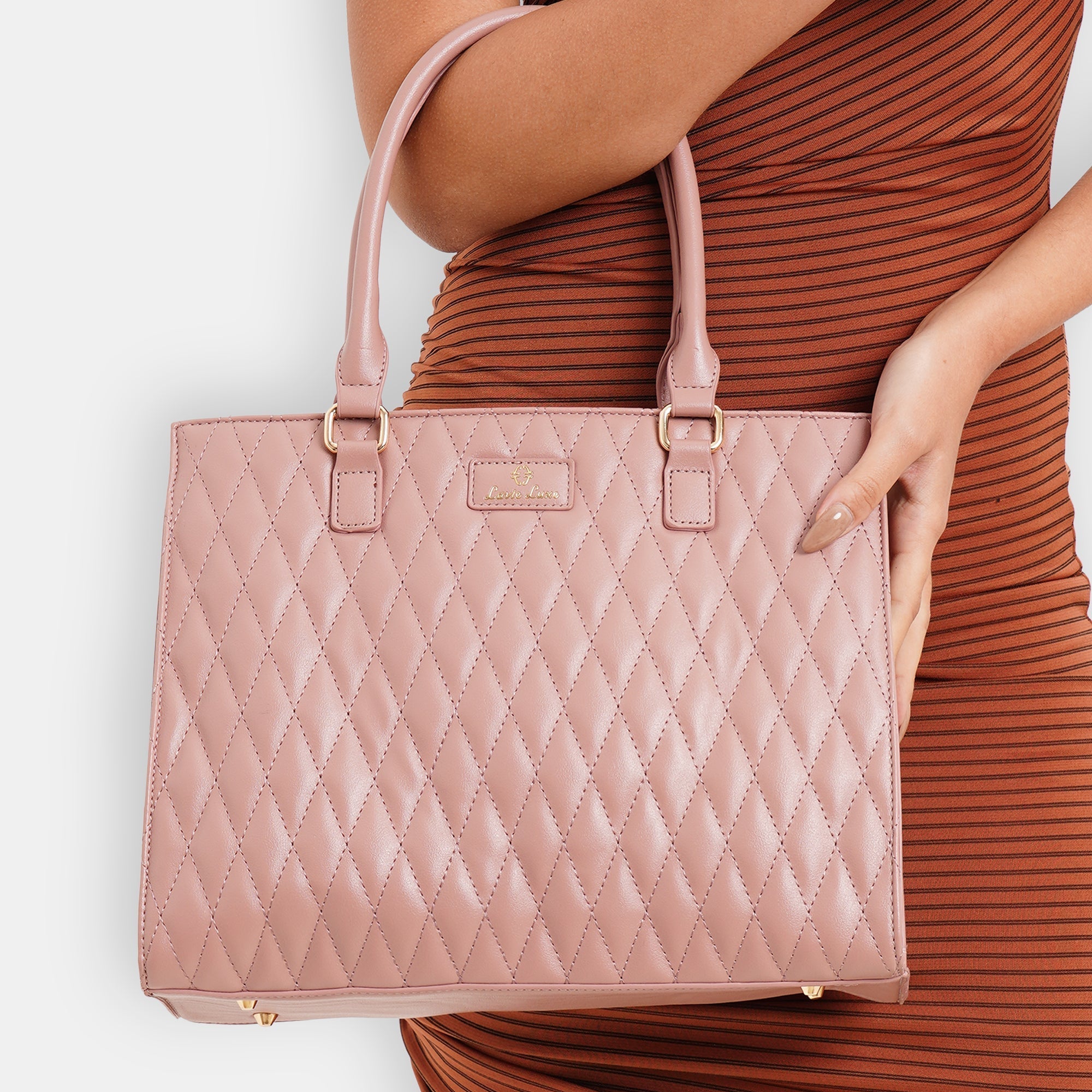 Large Quilt Shelly Satchel Bag