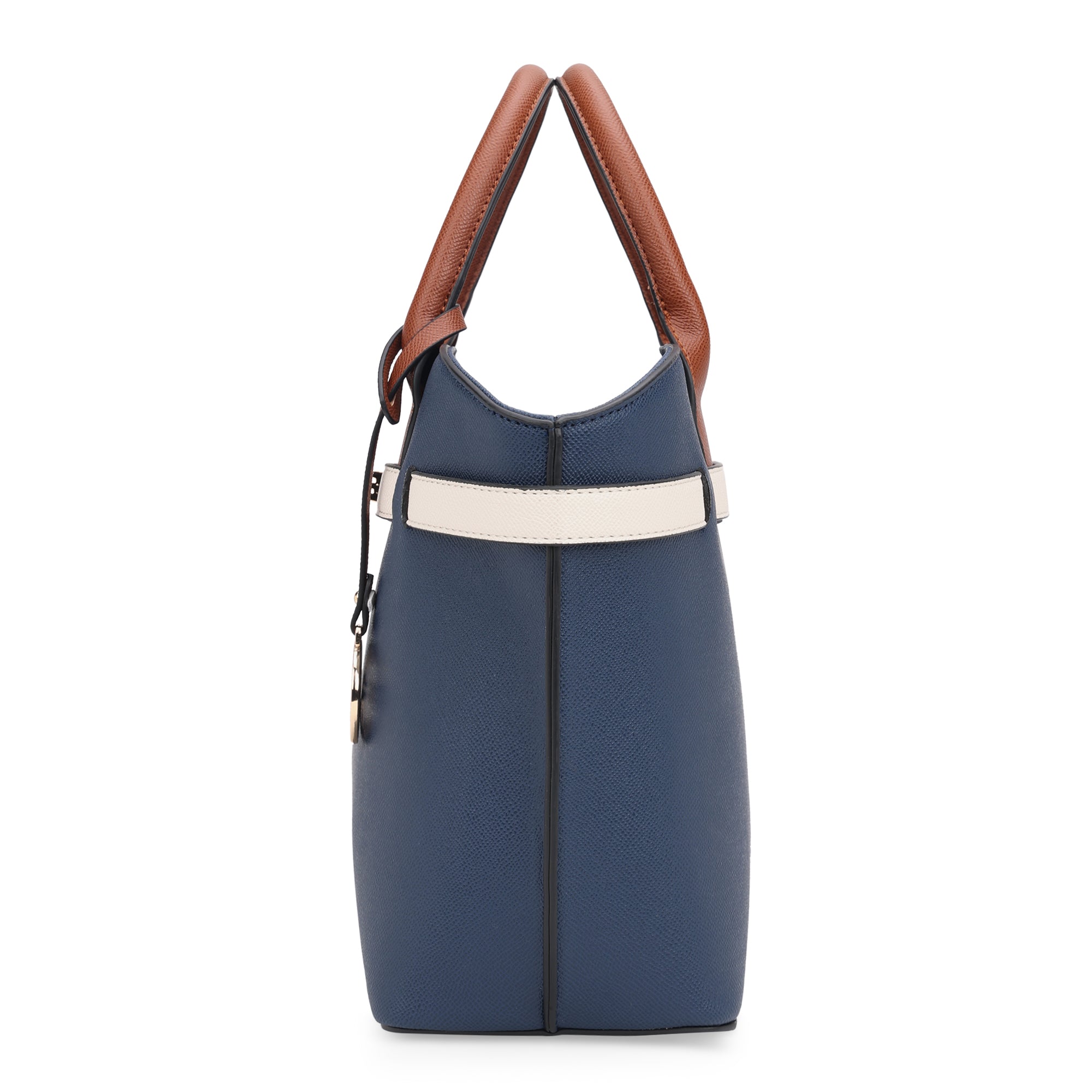 Lavie Luxe Navy Medium Women's Fallon Satchel Bag