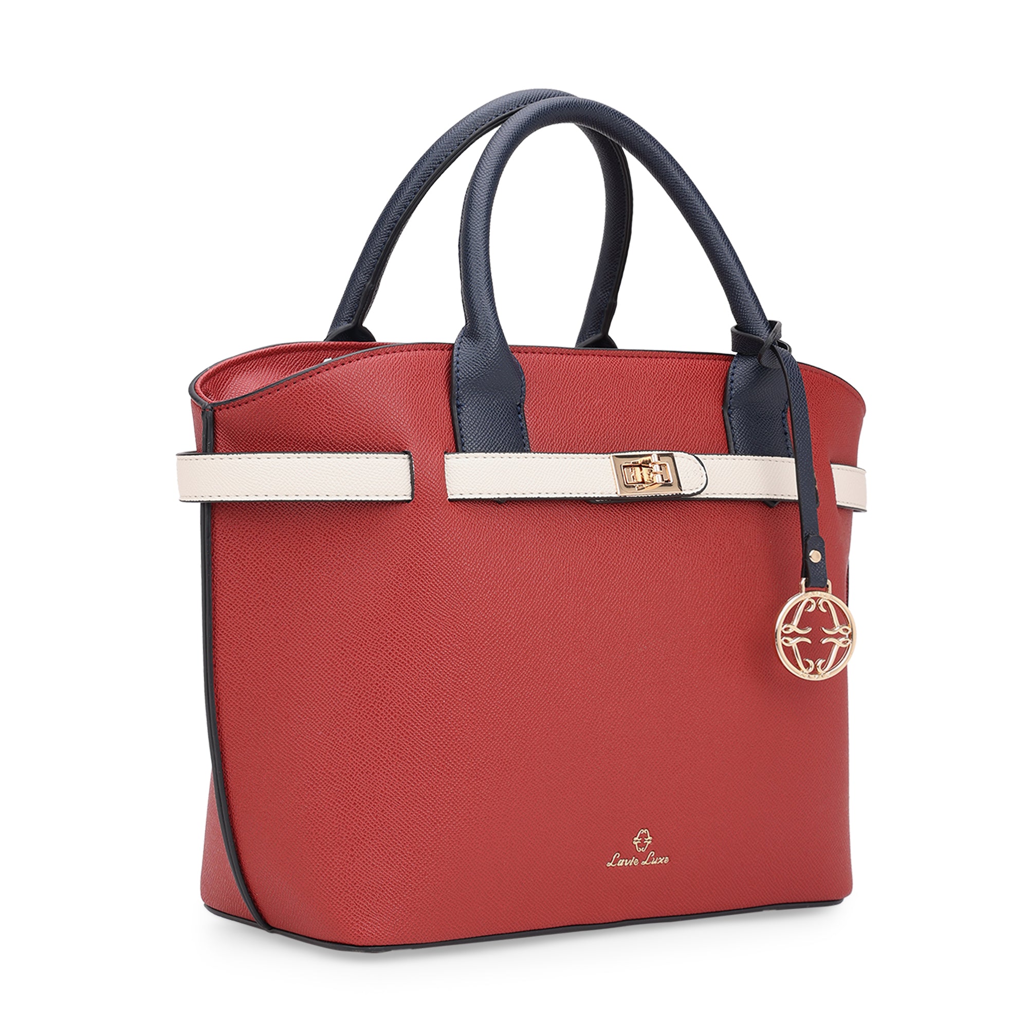 Lavie Luxe Red Medium Women's Fallon Satchel Bag