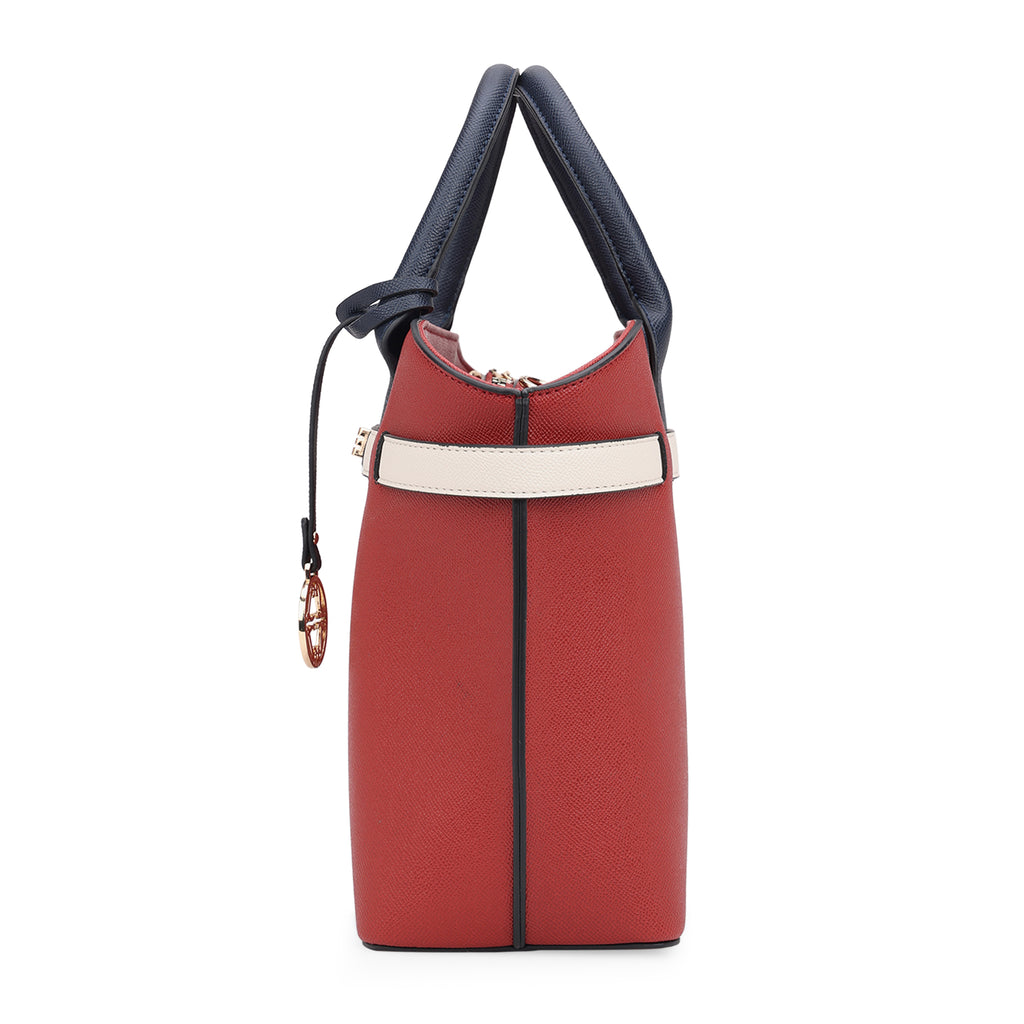 Lavie Luxe Red Medium Women's Fallon Satchel Bag