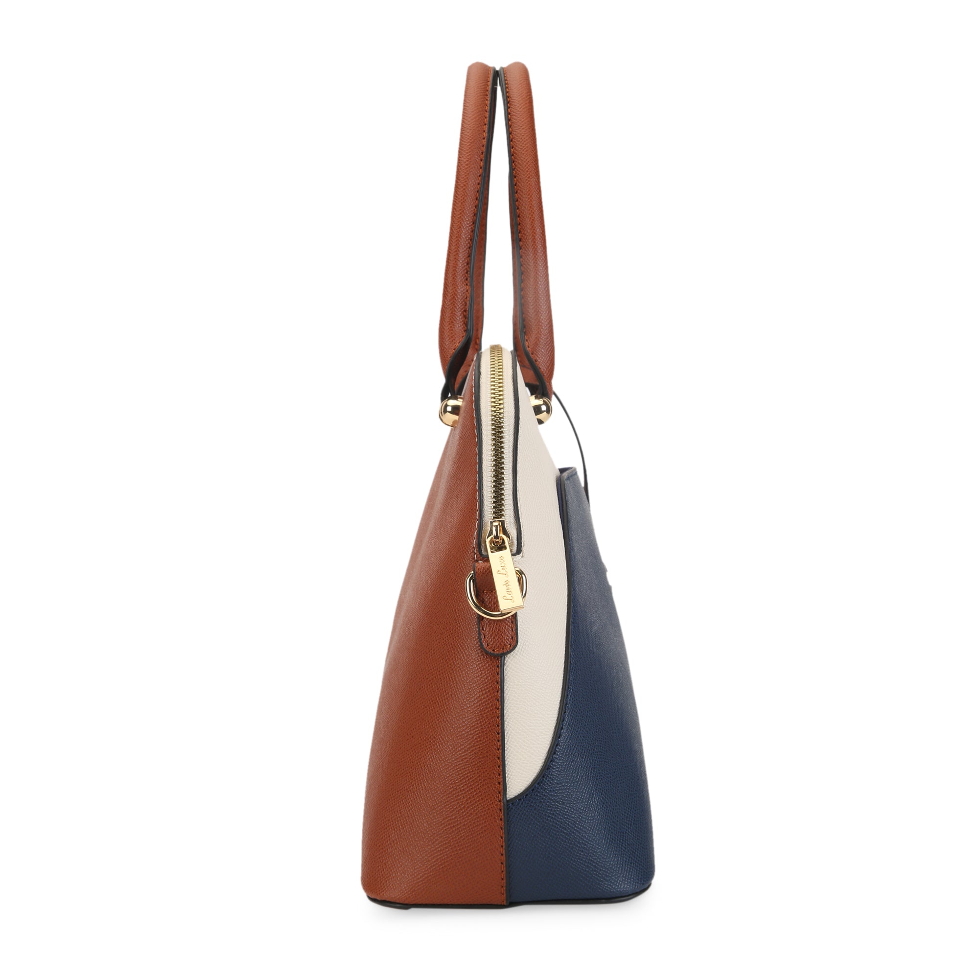 Lavie Luxe Navy Medium Women's Valle Satchel Bag