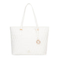 Sherry Large White Tote Bag