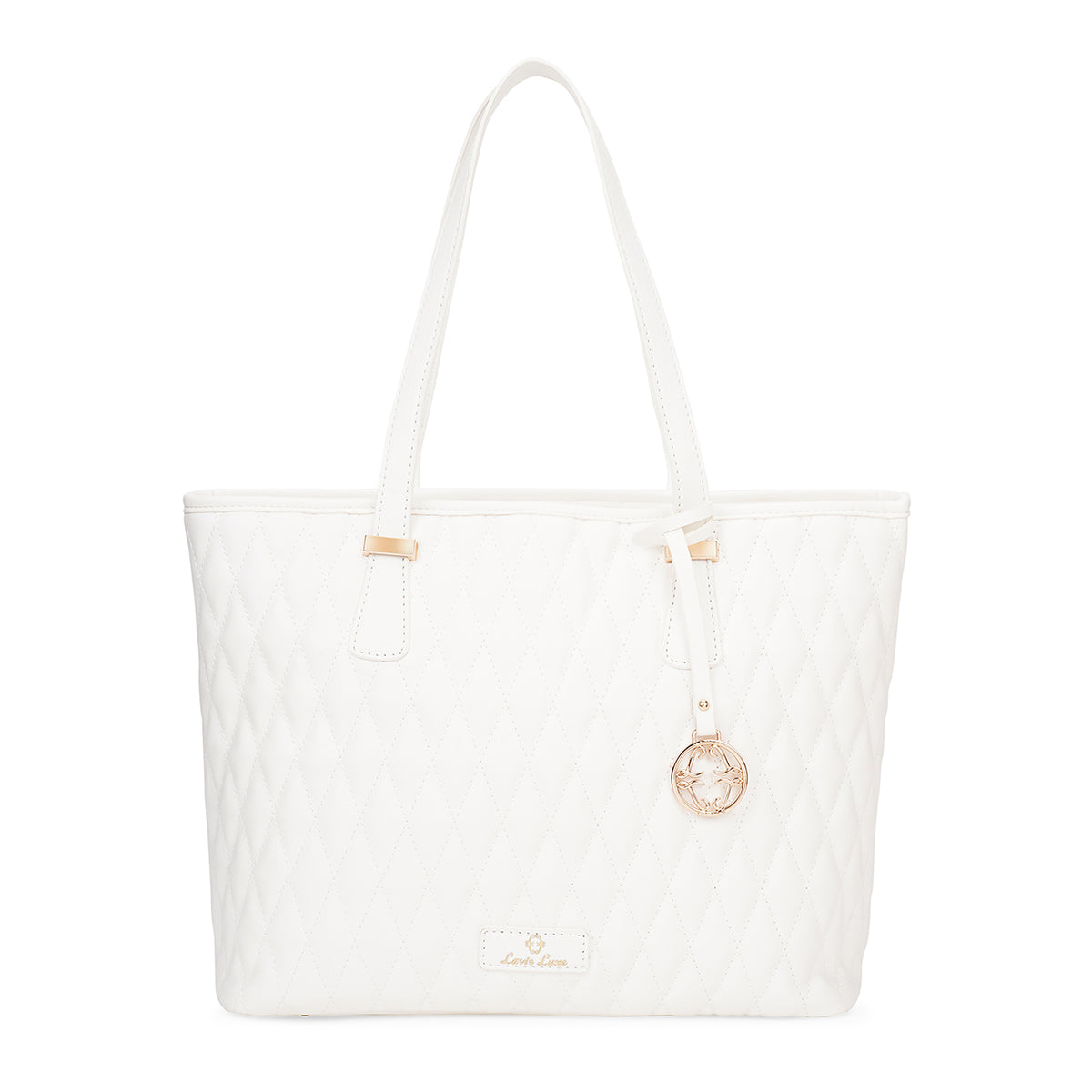 Lavie Luxe White Large Women's Sherry Tote Bag