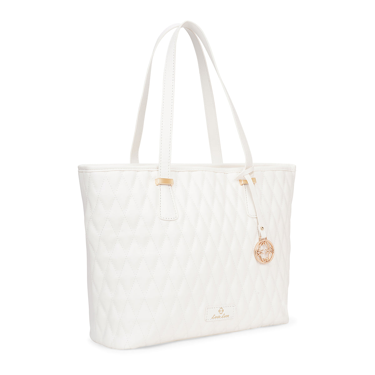 Lavie Luxe White Large Women's Sherry Tote Bag