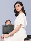 Medium Lock Satchel Bag