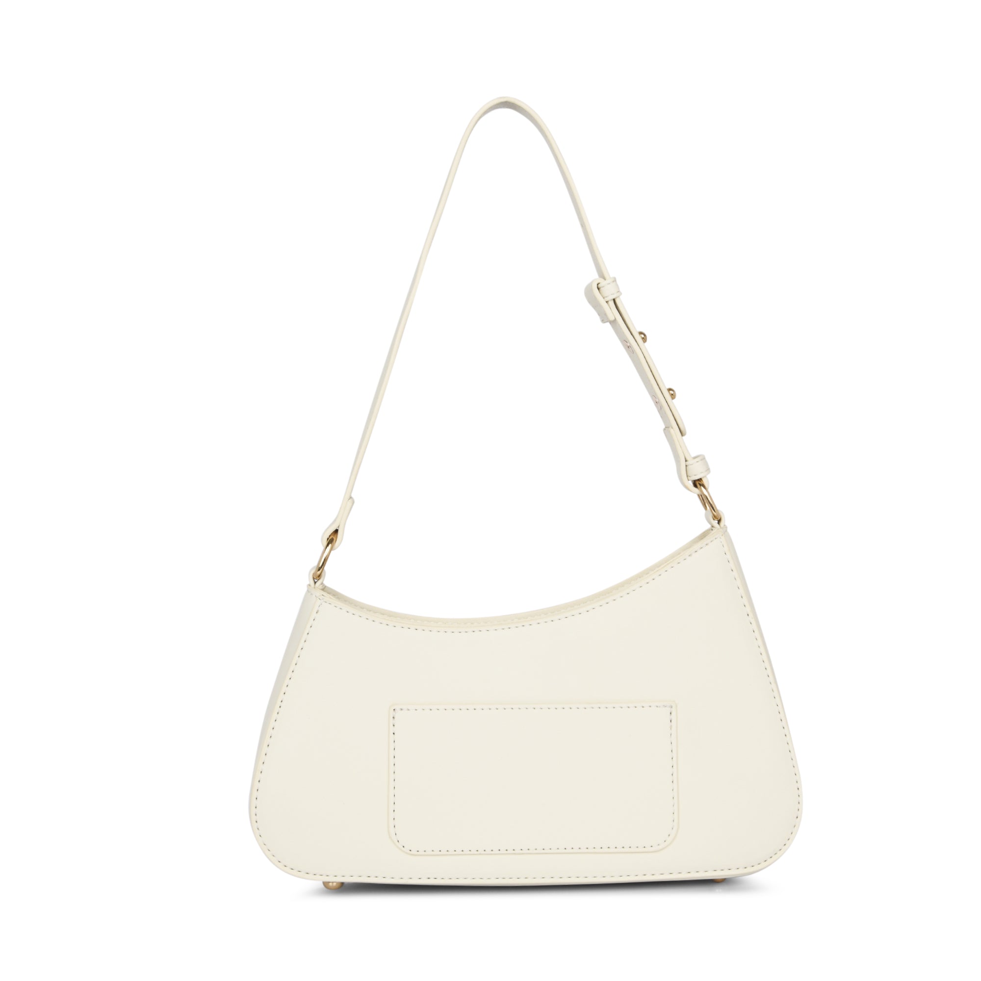 Lavie Luxe Off White Small Women's Stud Girl's Hobo Bag