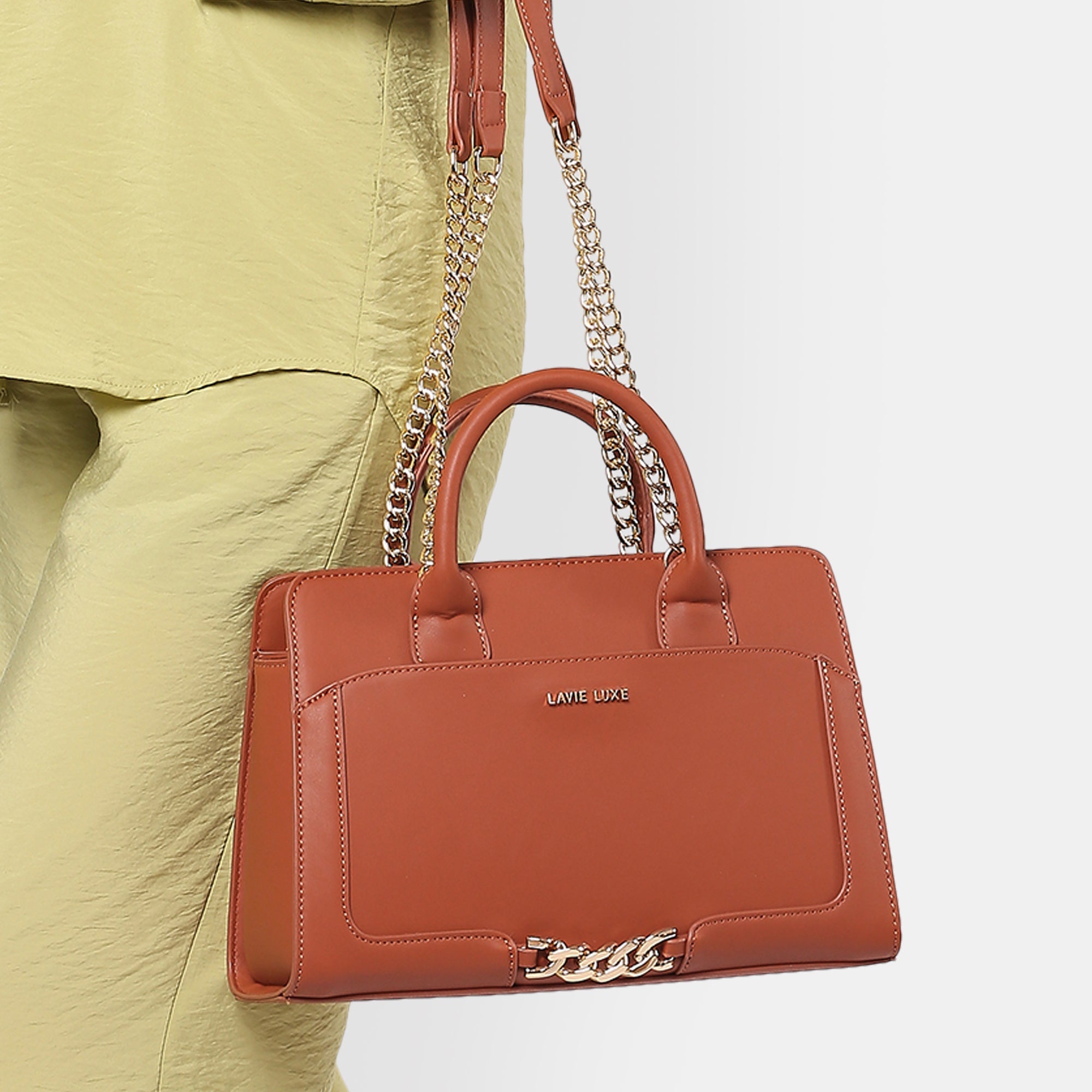 Medium Chain Satchel Bag