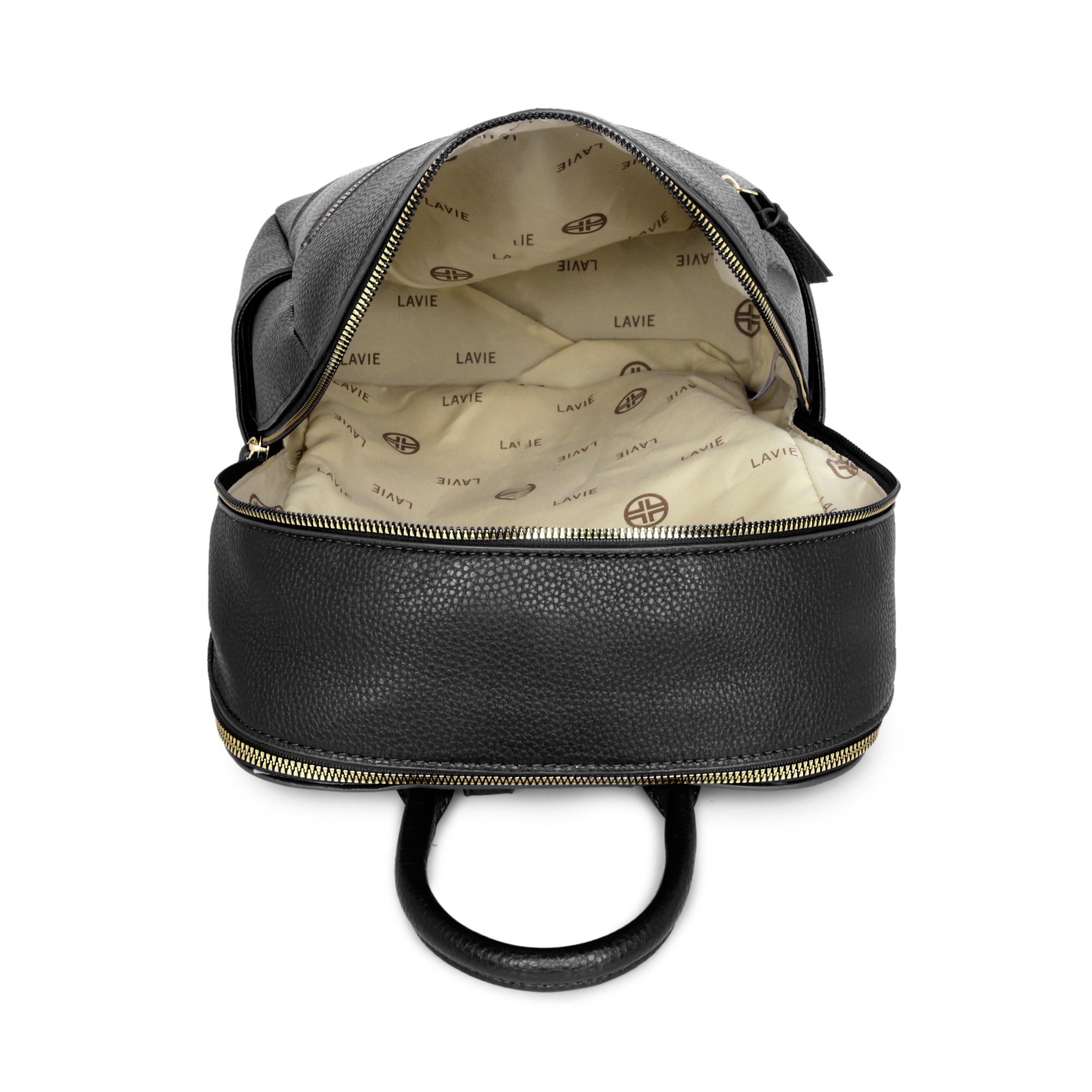 Lavie Luxe Black Medium Women's Simone Backpack