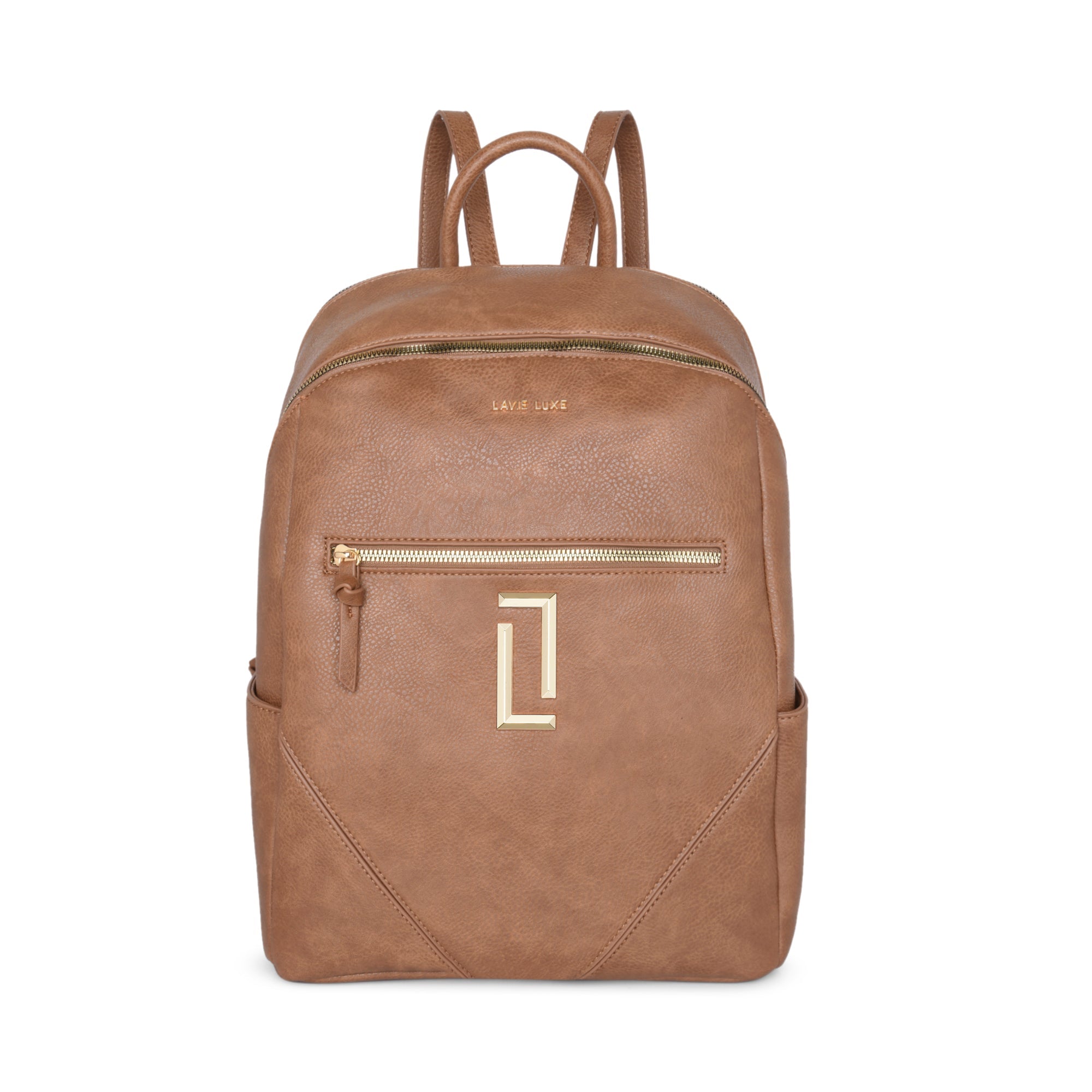 Buy Lavie Luxe Simone Tan Medium Women's Backpack Online from
